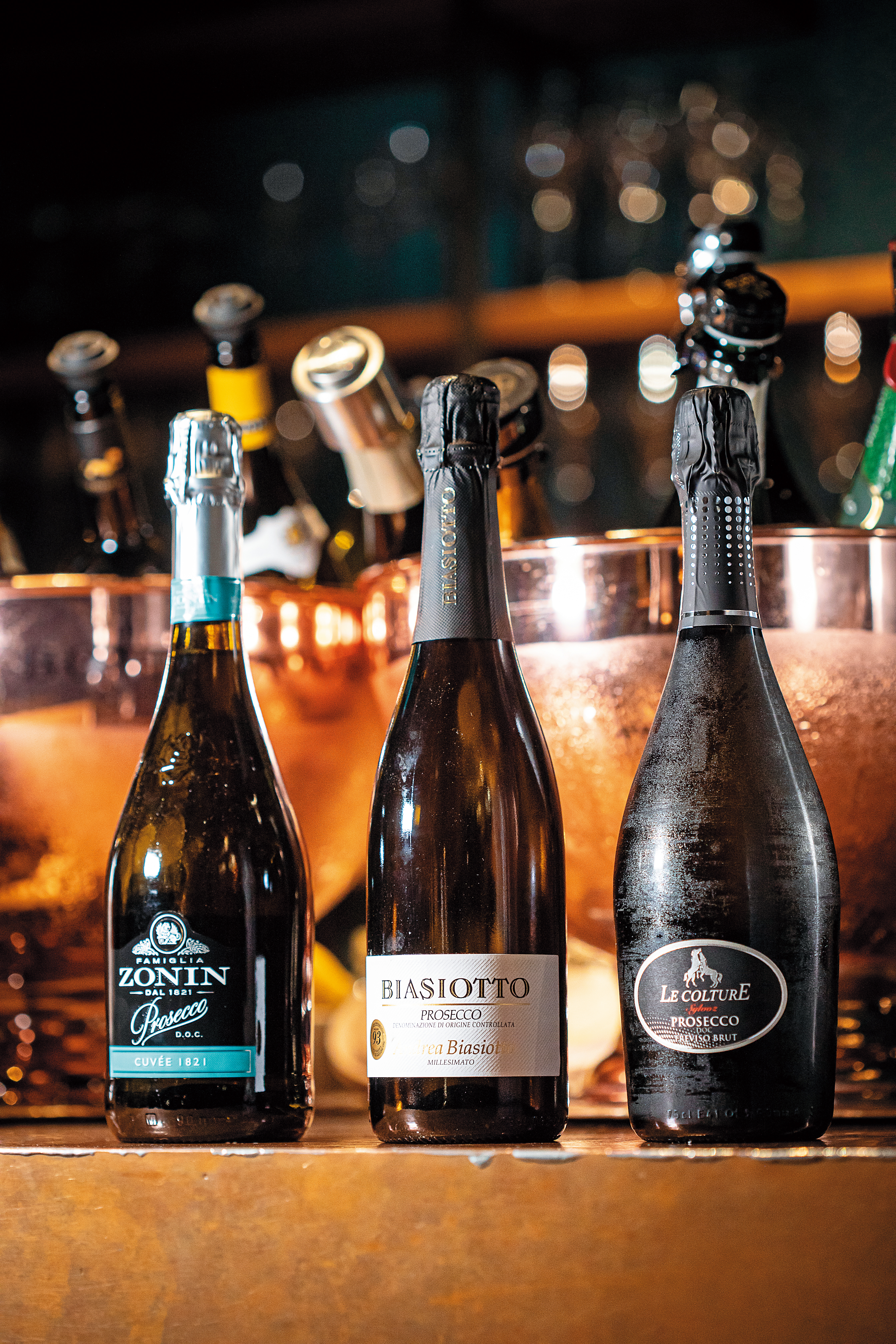 身處Prosecco DOC產區，店內的藏酒種類頗豐。