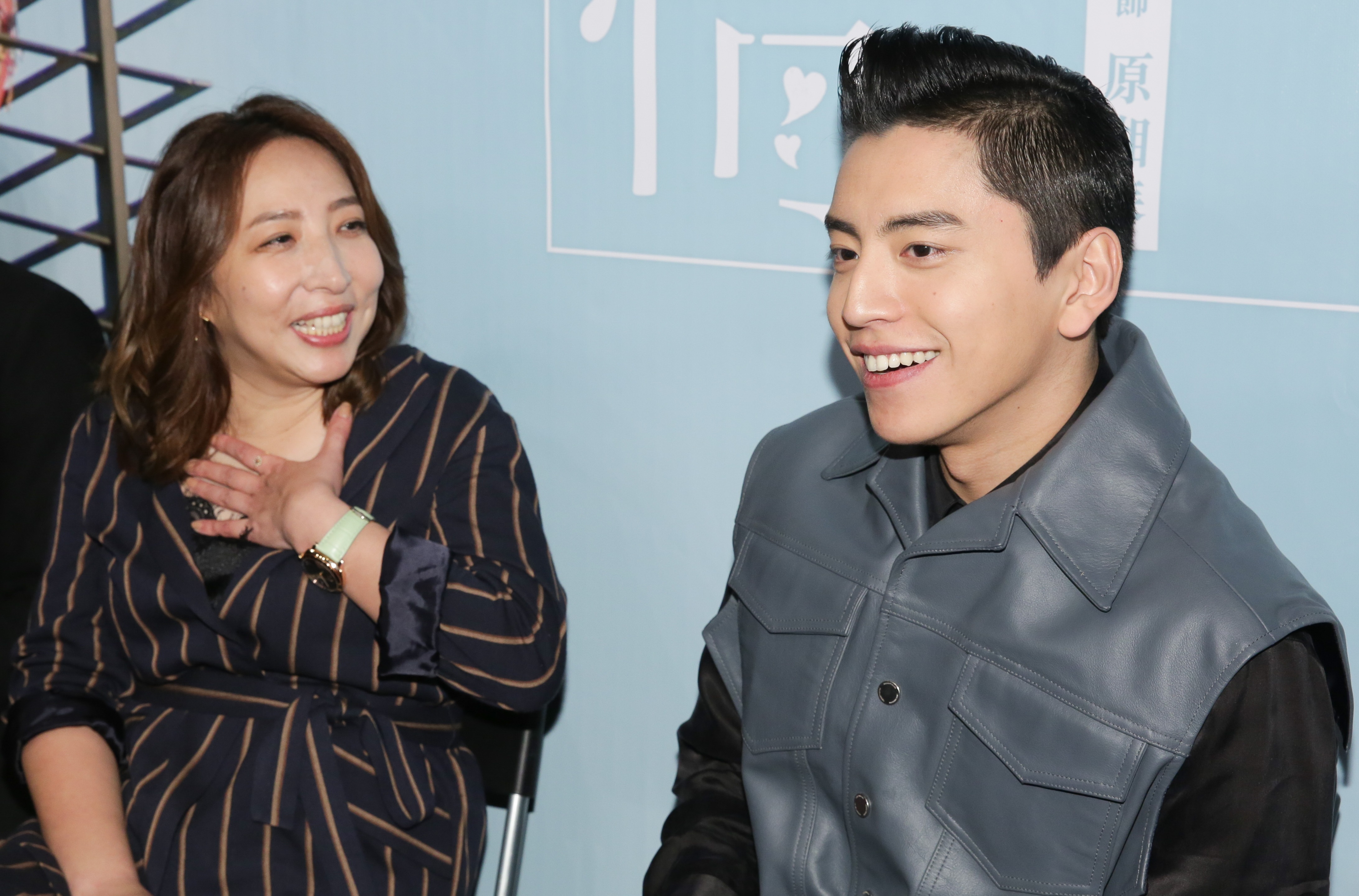 陳玉珊和王大陸（右）既是工作夥伴，也鬧了不少緋聞。