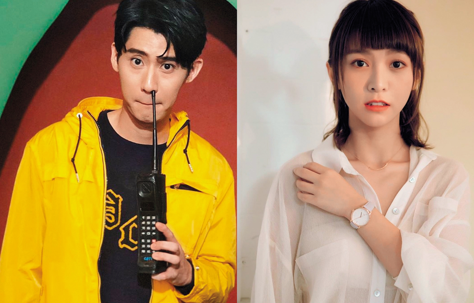 今年年初，李玉璽爆出跟溫妮分手，原因非常和平，是聚少且離多。（左圖翻攝自李玉璽IG、右圖翻攝自溫妮IG）