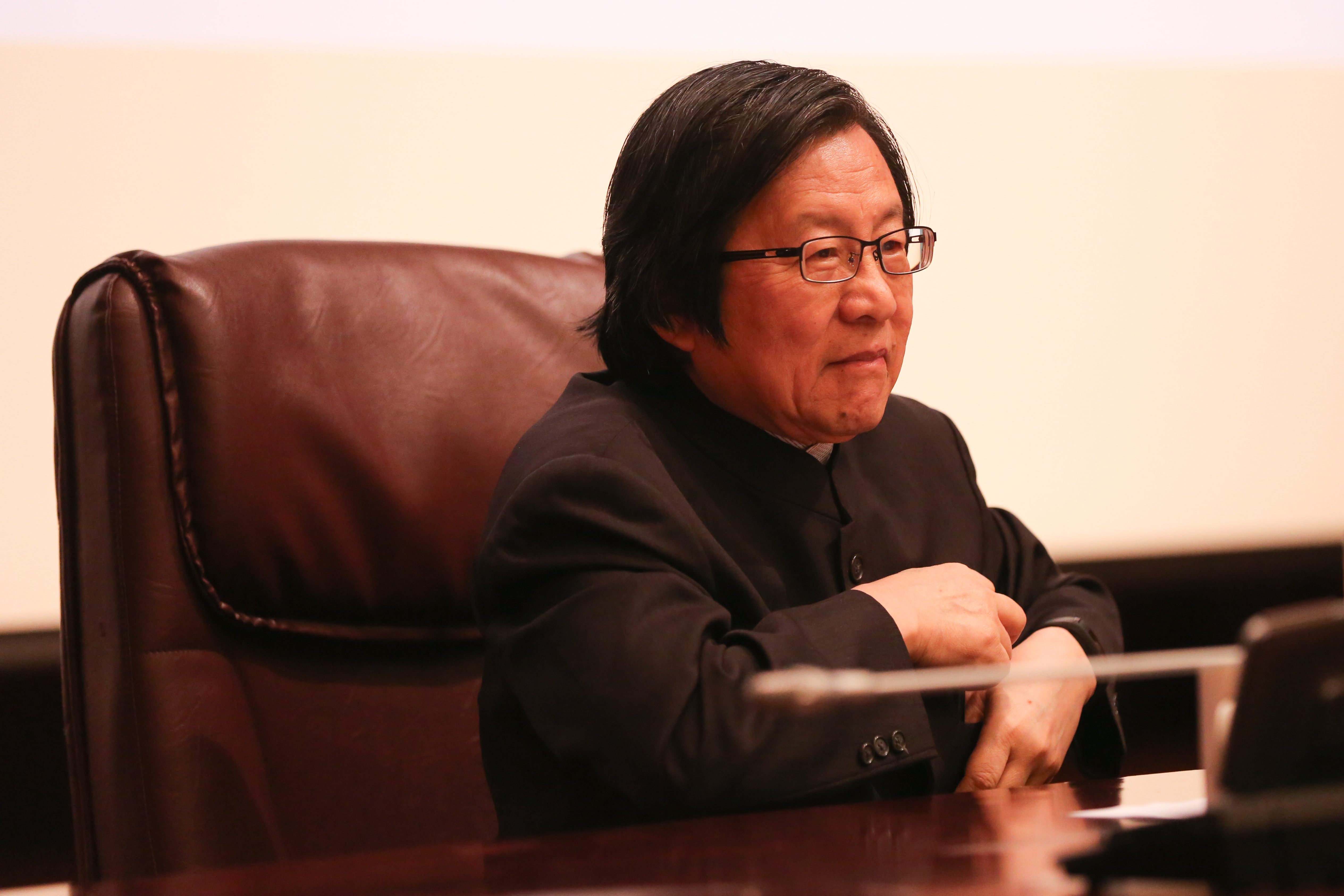 69歲的邱義仁，現任民進黨智庫、新境界文教基金會副董事長兼執行長，以及台灣日本關係協會會長。