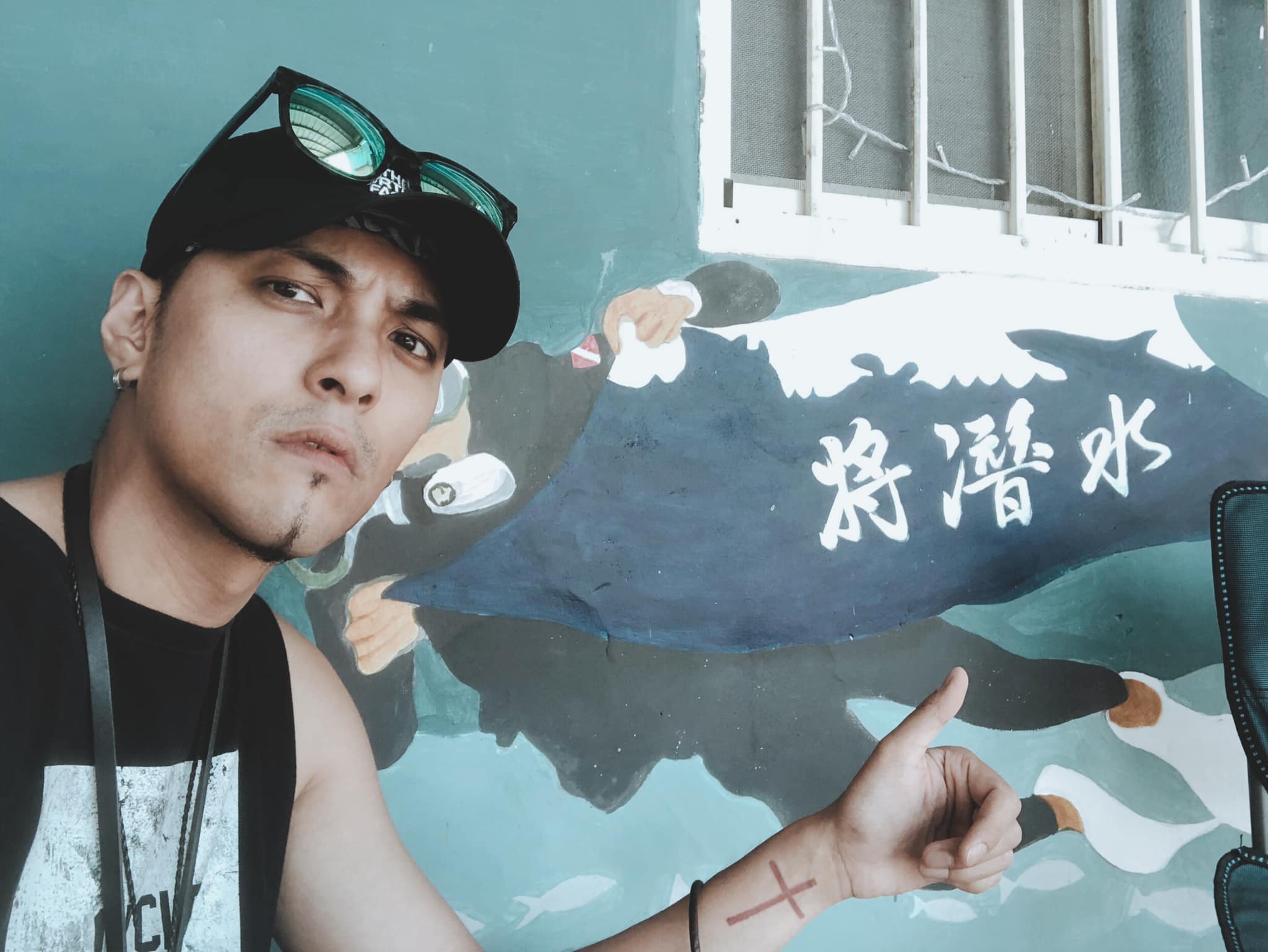 嘎嘎曾跟寶兒大鬧台北，而且新聞風風雨雨，最後不了了之。（翻攝嘎嘎臉書）