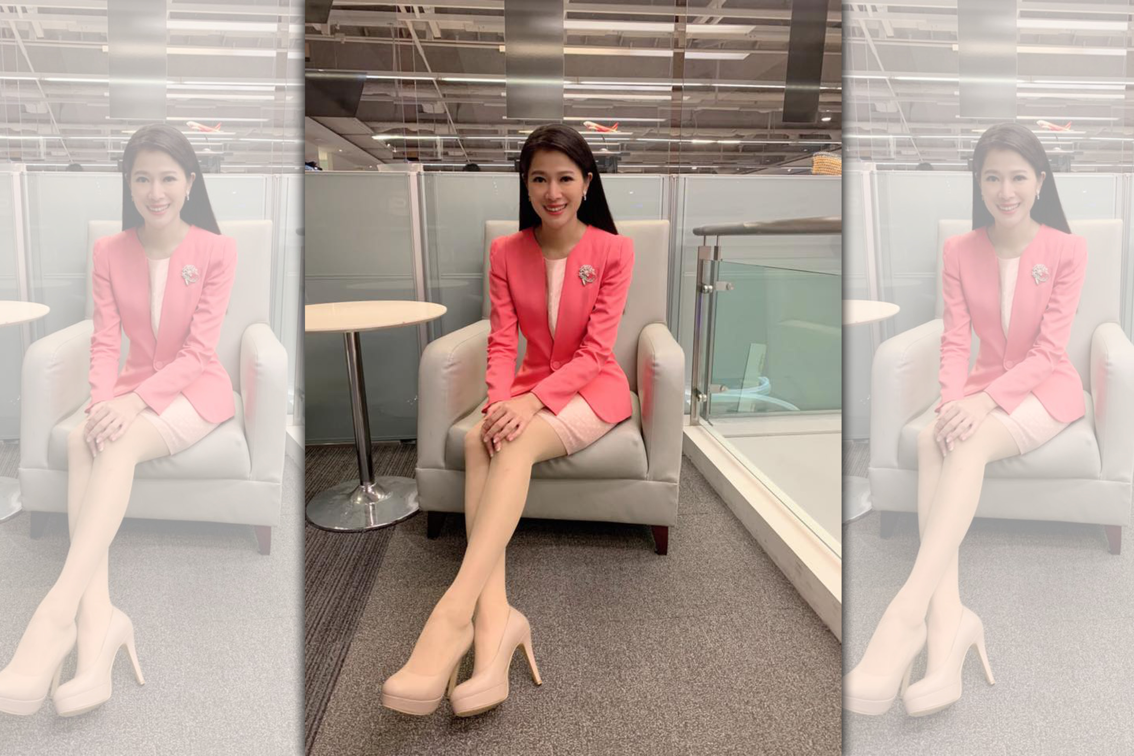 李文儀是三立電視台的主播，氣質出眾的她日前跨界客串八點檔。（翻攝李文儀臉書） 