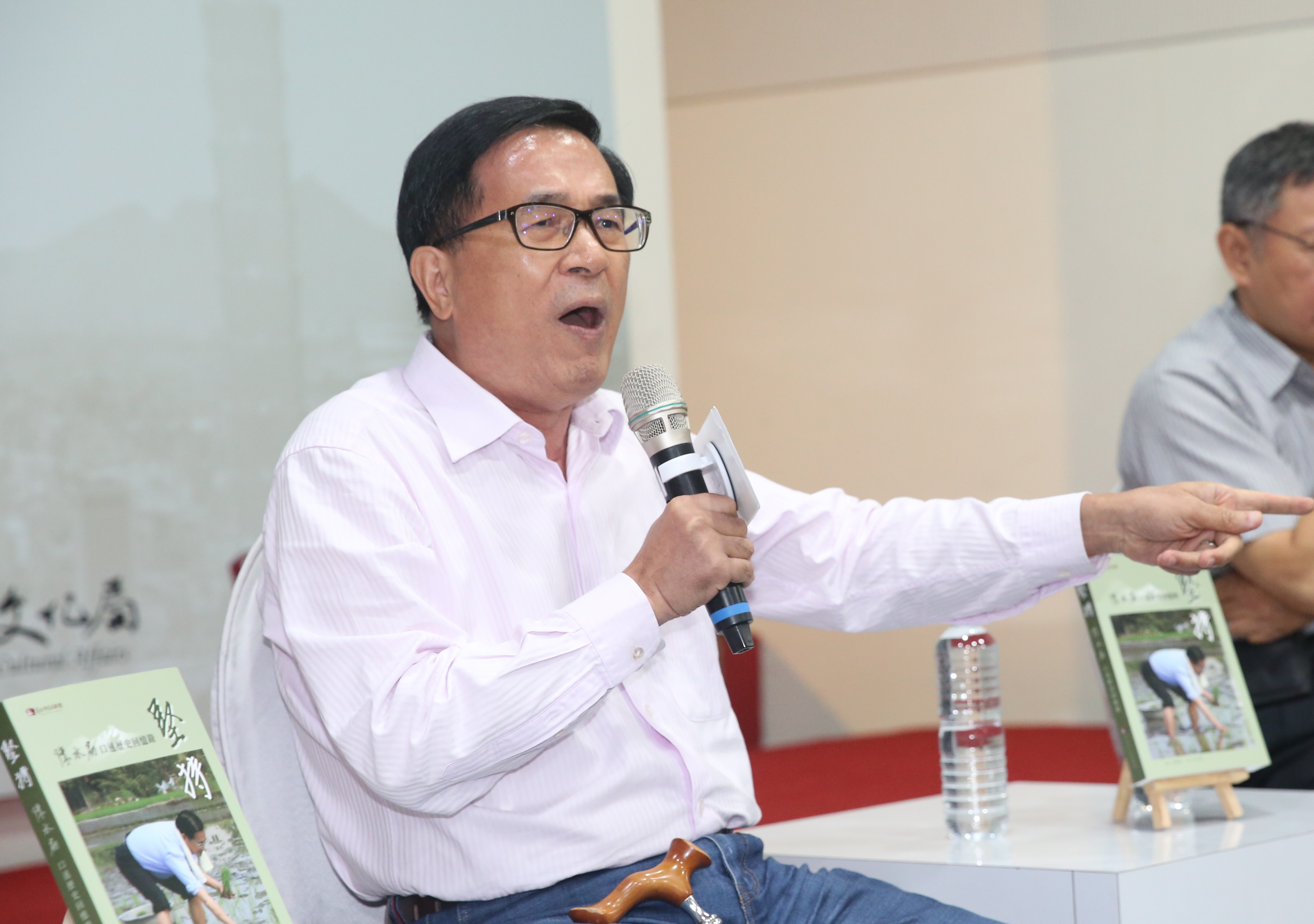 前總統陳水扁首度表態明年總統票要投給蔡英文。圖為本刊資料照。