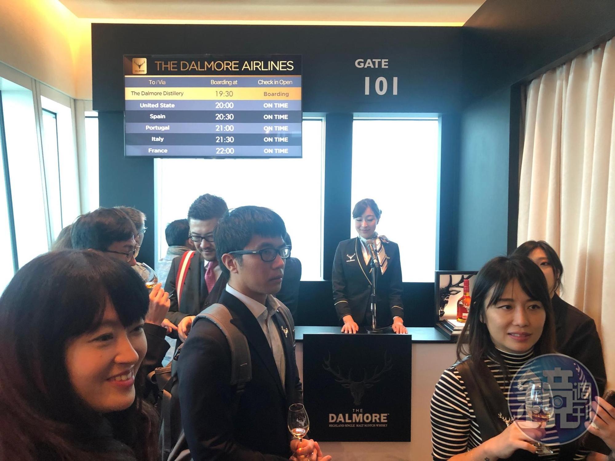 賓客候機準備迎接旅程。