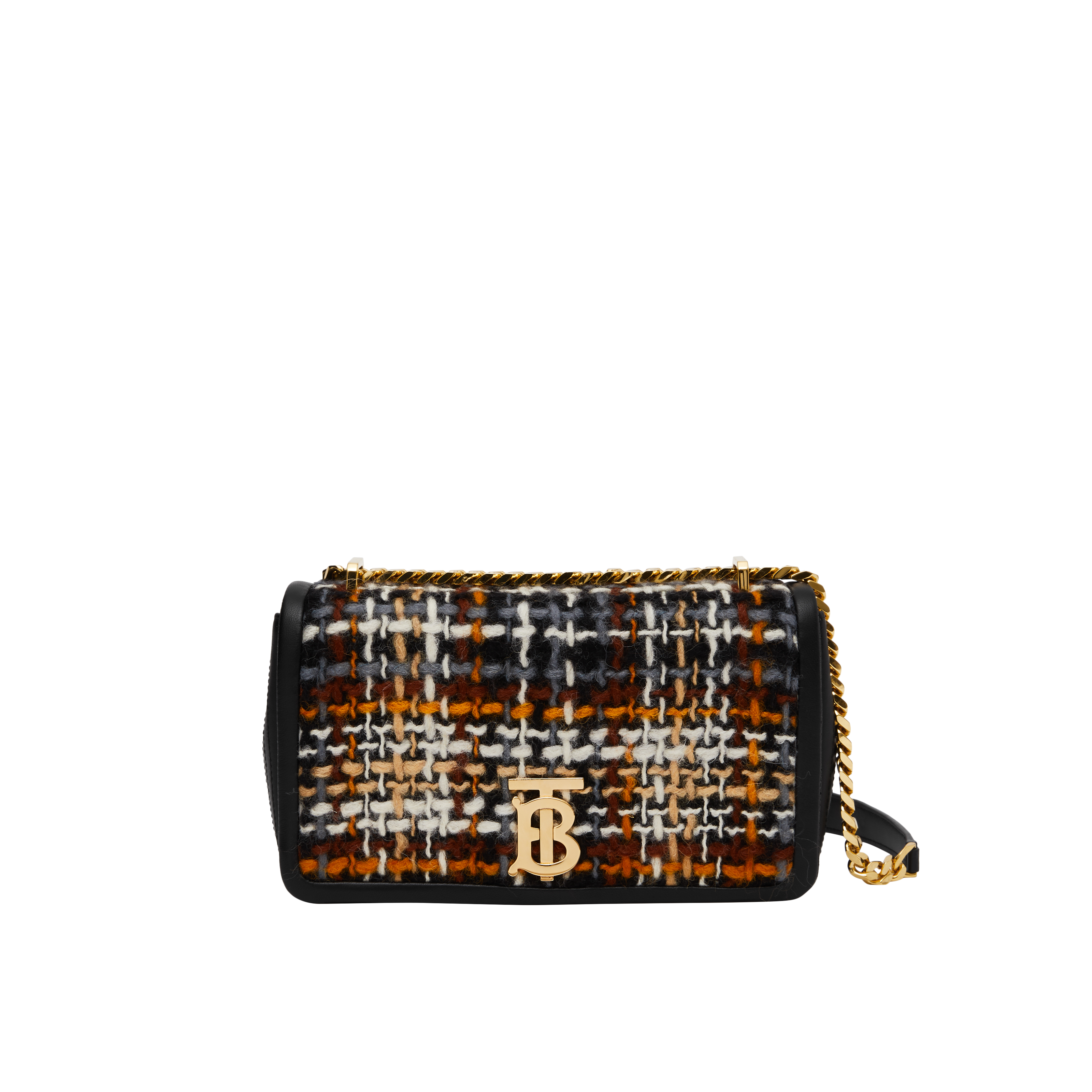 小型軟呢和羔羊皮Lola 包。NT$59,000(BURBERRY提供)