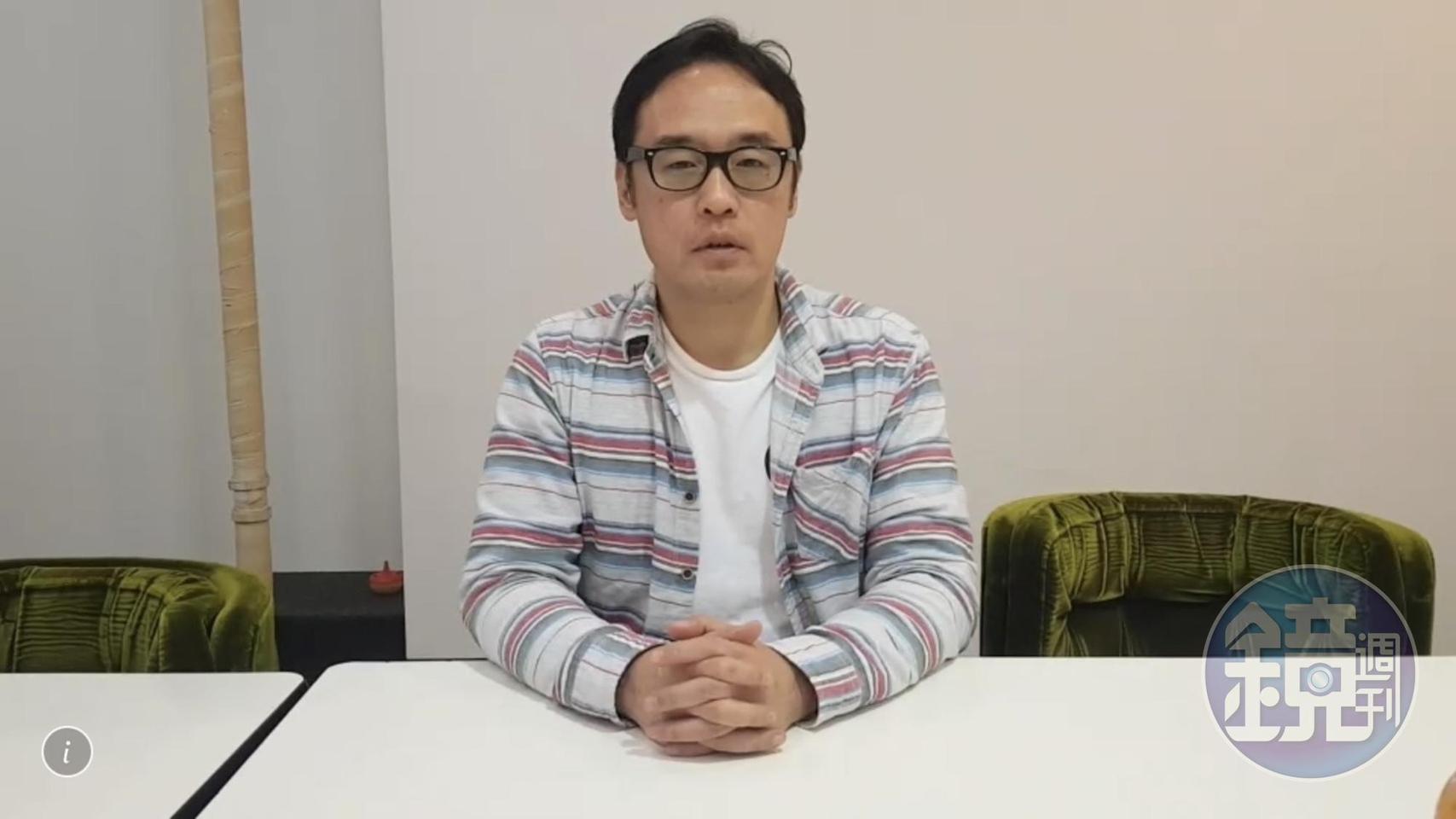 東尼大木接受《鏡週刊》專訪，對近來發生的指控親自澄清。（讀者提供）