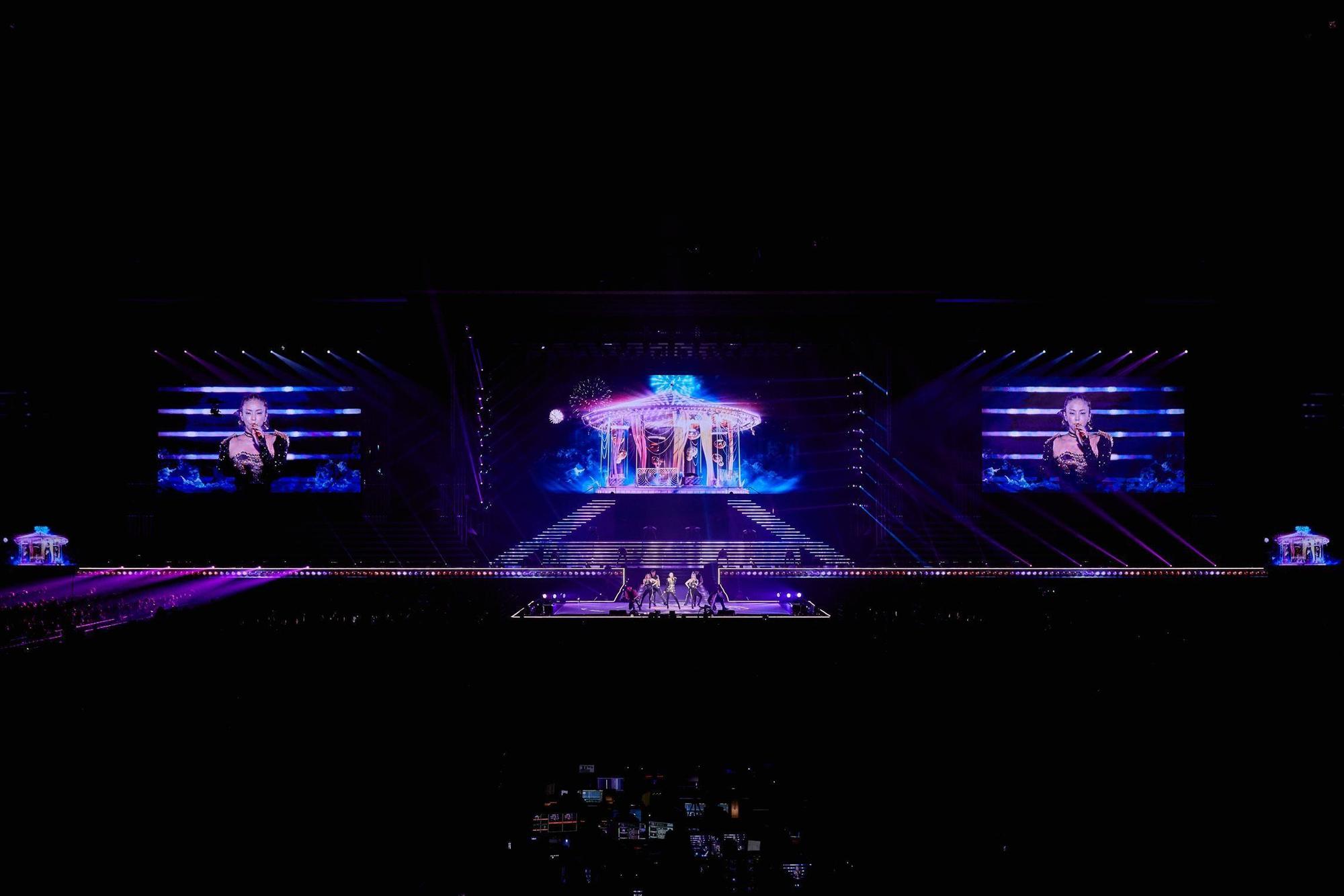 安室奈美惠出道25週年告別演唱會的舞台視覺出自加拿大多媒體娛樂公司Moment Factory之手。（Moment Factory提供）