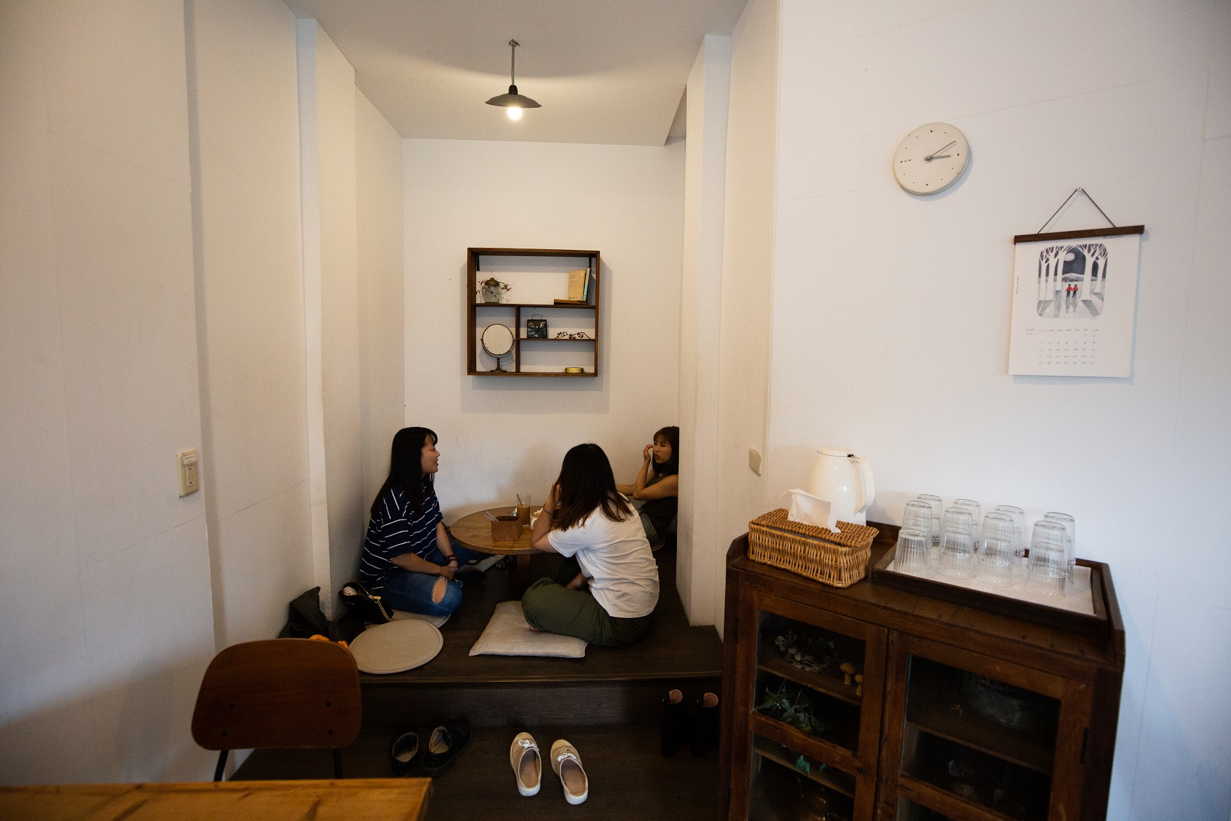 因老屋的格局，讓「Come home咖啡漫步」有不少獨立空間。