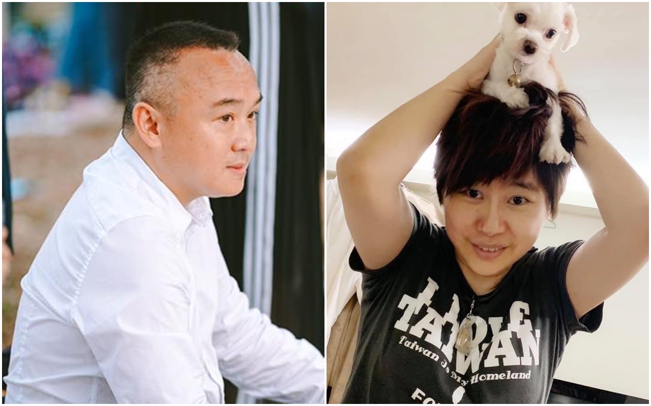 潘恒旭（左）於臉書po文做出最新回應，強調自己認識卡神（右），「不需要切割、裝不熟、不認識！」（翻攝自潘恒旭、楊蕙如臉書）