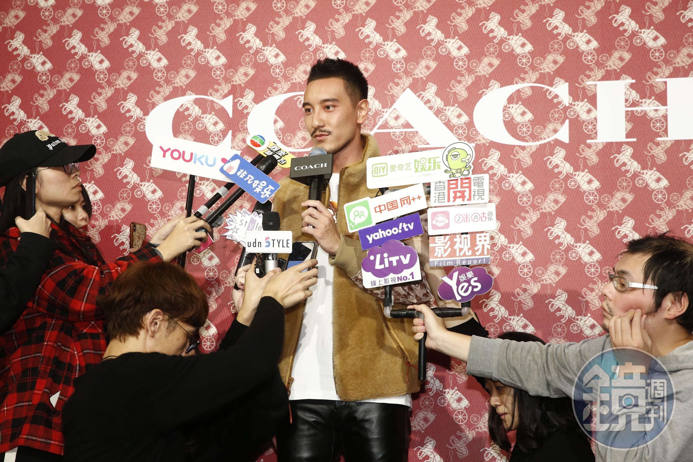 王陽明說自己本來要跟高以翔同一天參加《追我吧》的錄影，因為蔡詩芸有孕在身他不想離家3天，所以當天並未參加節目錄製。