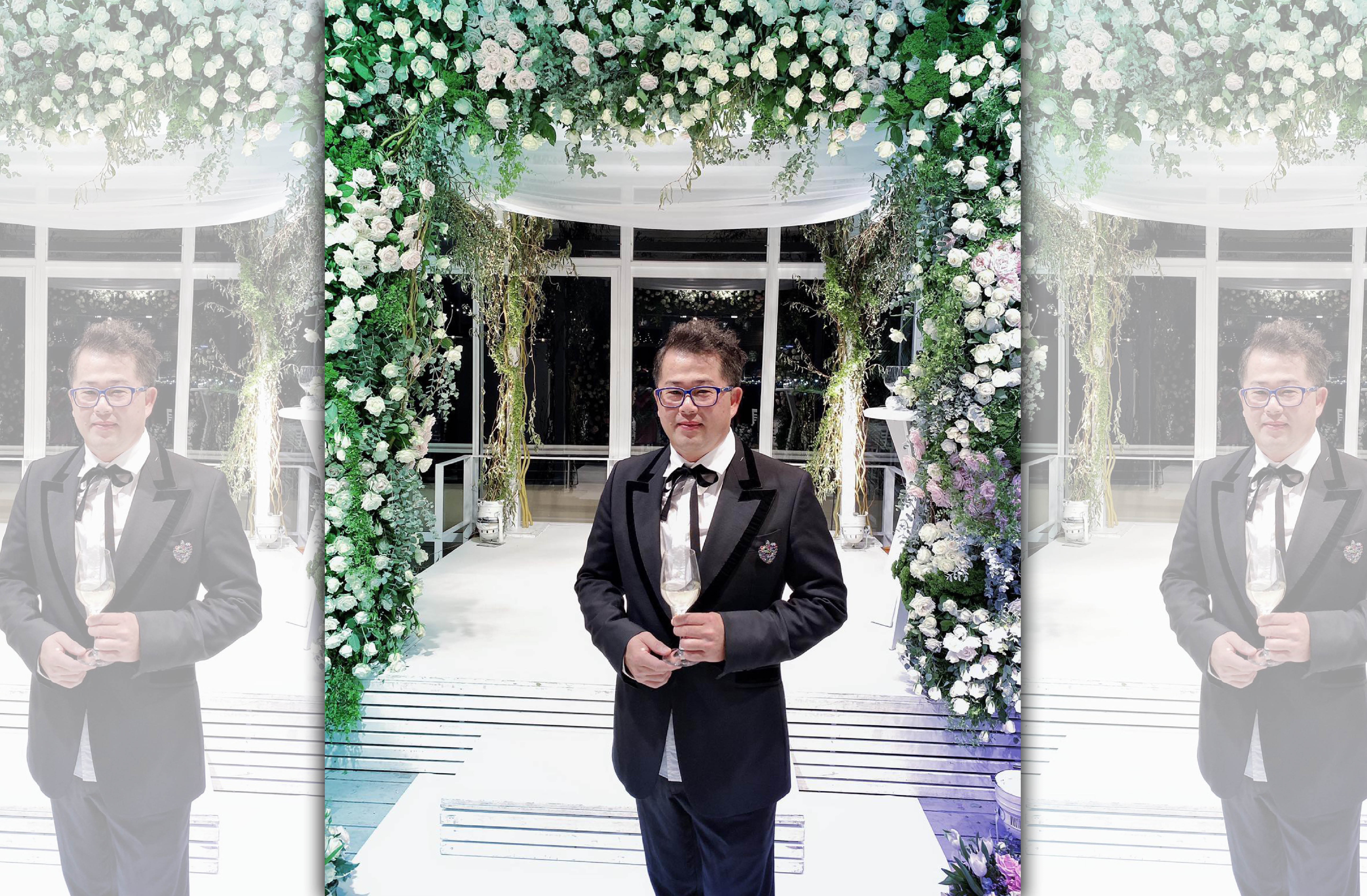 林國基日前遠赴以色列見證婚禮。(艾迪昇傳播提供)