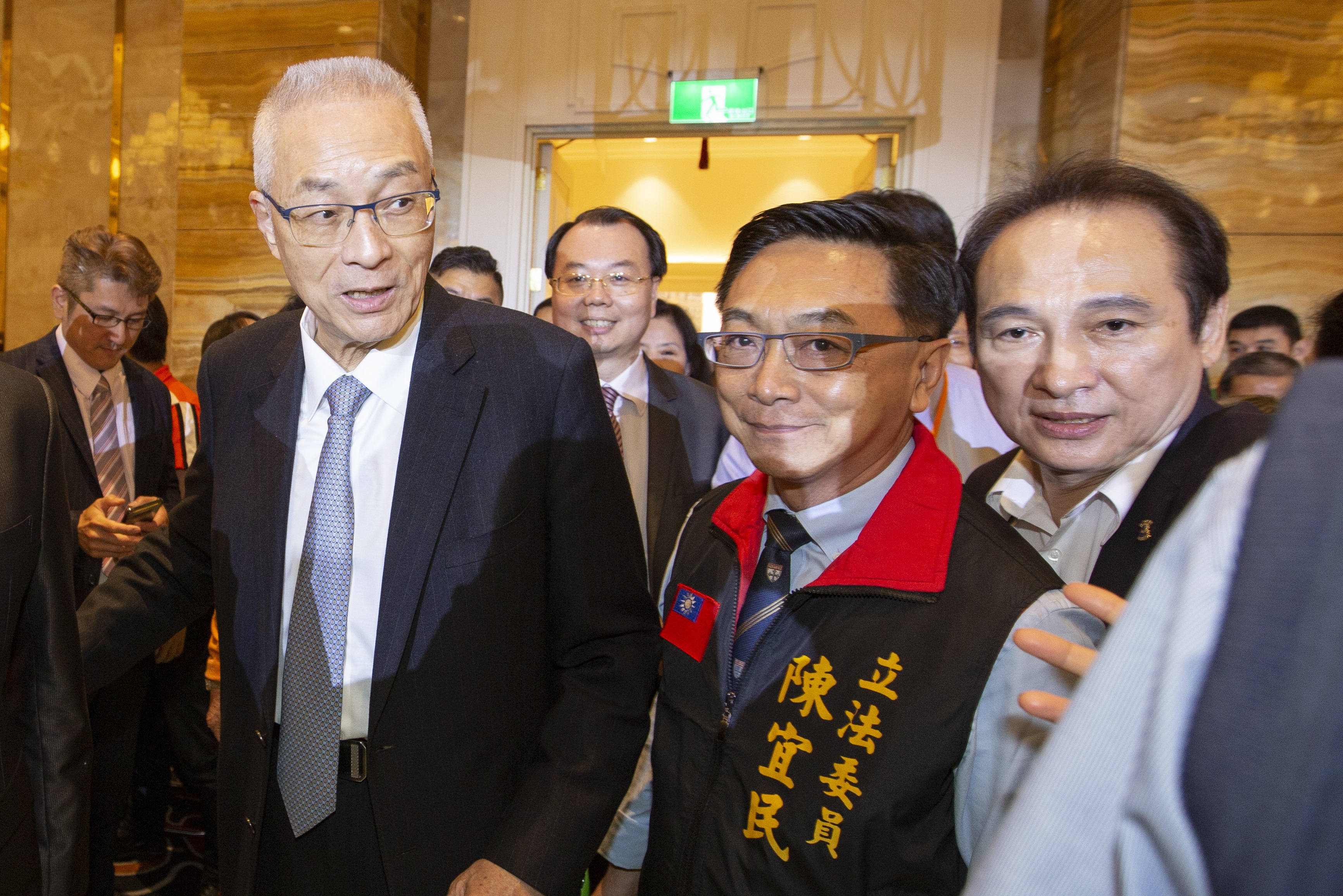 針對國民黨立委陳宜民在外交部與警方發生衝突事件，國民黨主席吳敦義昨表示這是小意外。圖為資料照。