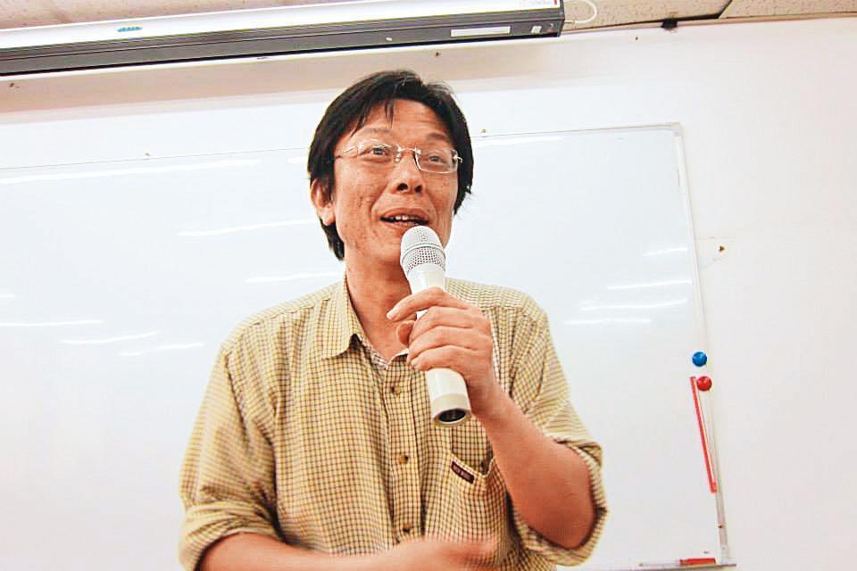 前人民火大聯盟成員,資深工運老將柯逸民。(翻攝自柯逸民臉書)