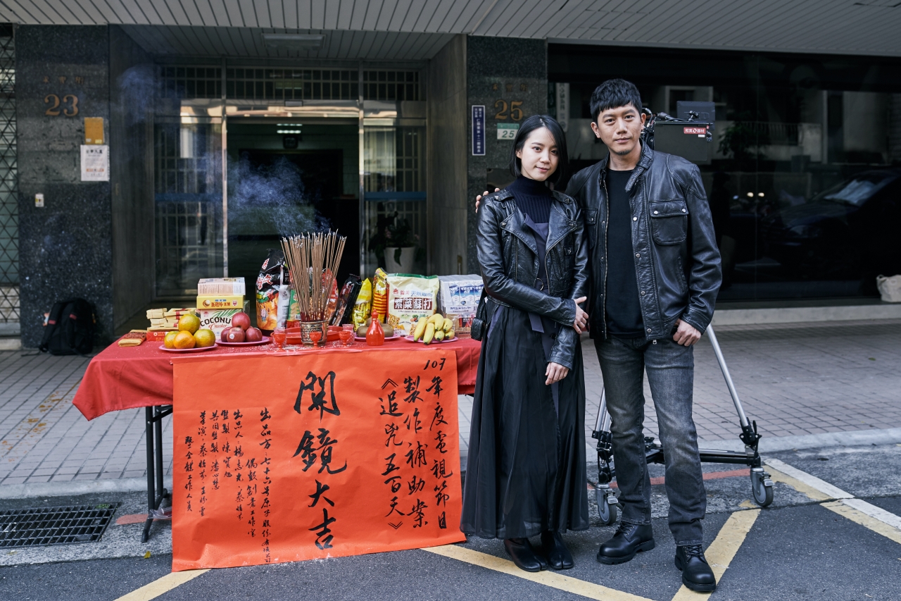 (1)	電視電影《追兇500天》主要演員，刑警辦案組莫子儀、程予希在劇中將會有許多精彩的對手戲。（七十六号原子提供）