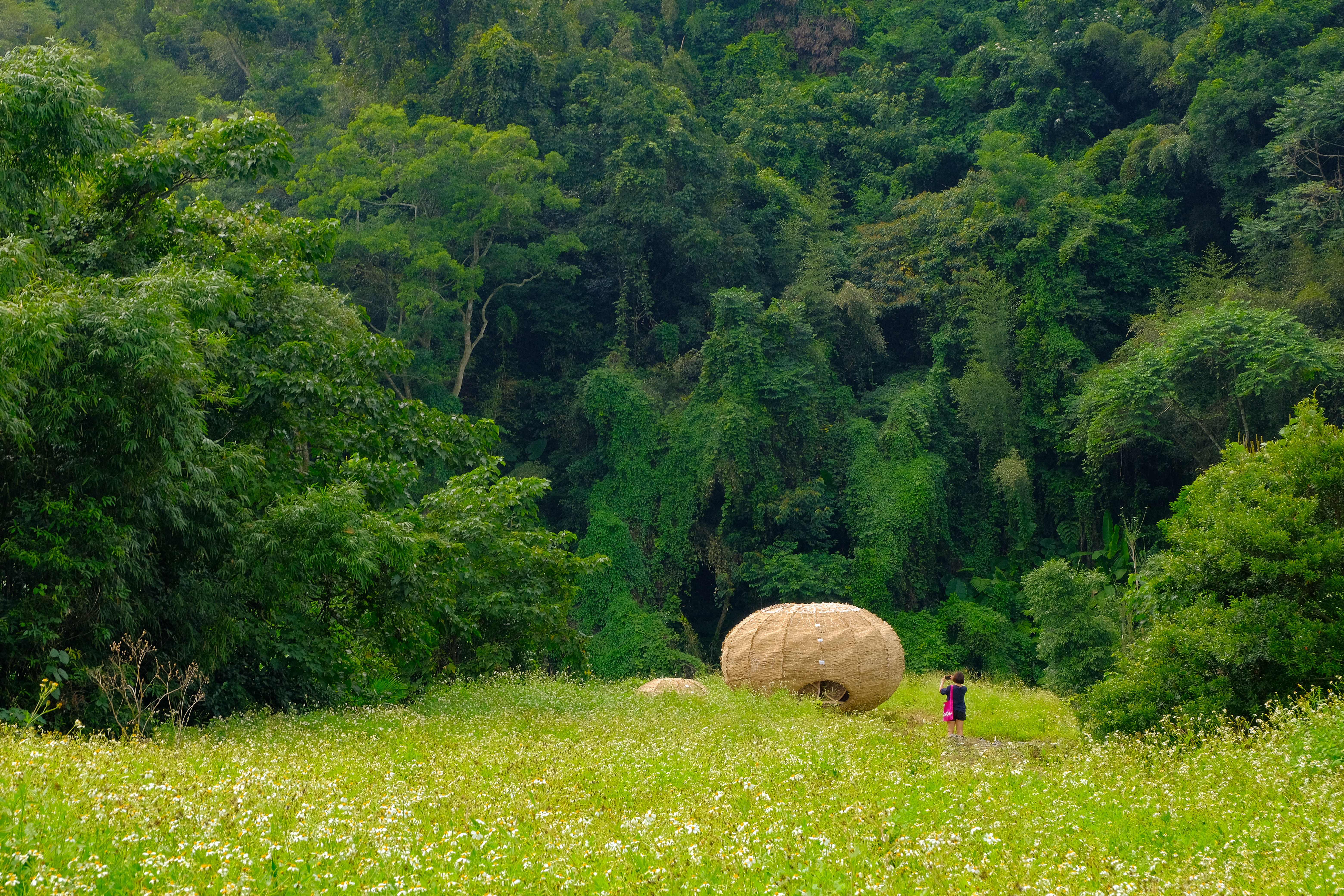 范承宗的《茶窩》，是以在地「茶壽」為出發，茶壽是苗栗汶水獨有的茶壺保溫方式。
