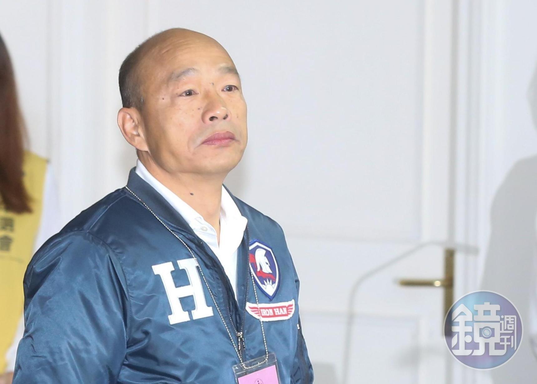國民黨總統候選人韓國瑜。