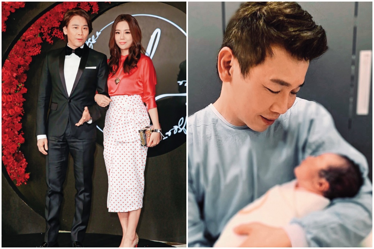 陶喆2014年和五金行千金江姵蓉（左圖左）結婚，經常帶著她公開出席各大場合；而50歲的陶喆在今年升格當爸爸，私生活也看似安分不少。（右圖翻攝自陶喆IG）