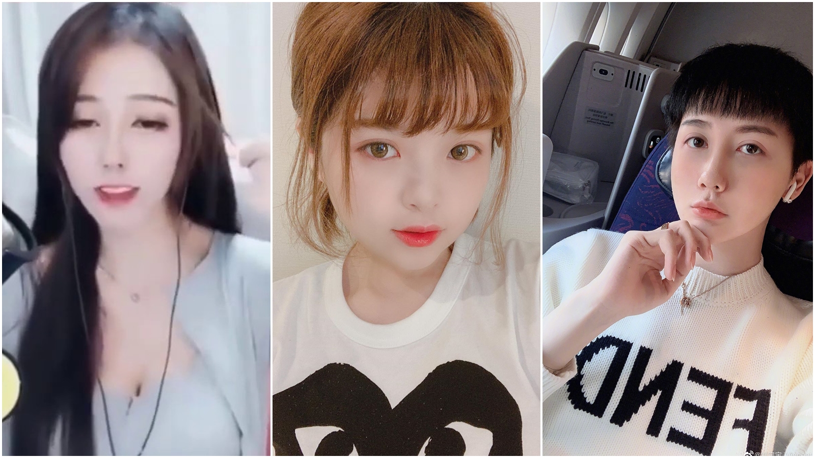 「網紅」多數有著高超的修圖技巧，或直接進廠維修。（合成圖，翻攝自米砂IG、網路圖片）