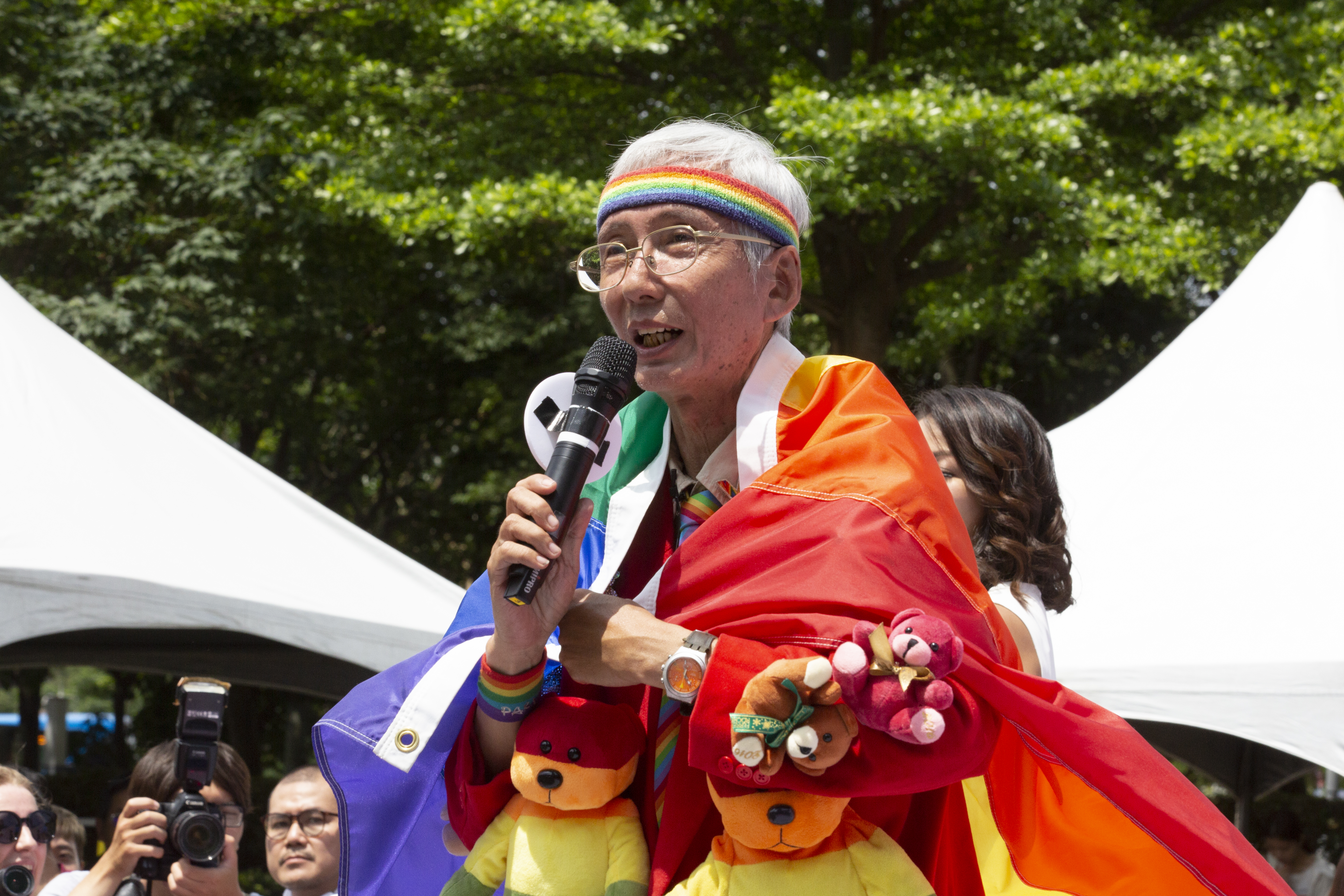 同婚運動先驅祁家威被指政治立場傾向國民黨，昨他開直播回應此事。圖為資料照。