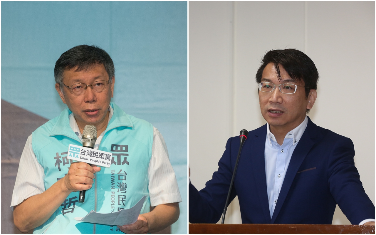 針對柯文哲（左圖）認為黃國昌應列時力不分區第一，徐永明（右圖）於臉書po文回應，強調2020「保昌」是時力的重要任務。（本刊資料照）