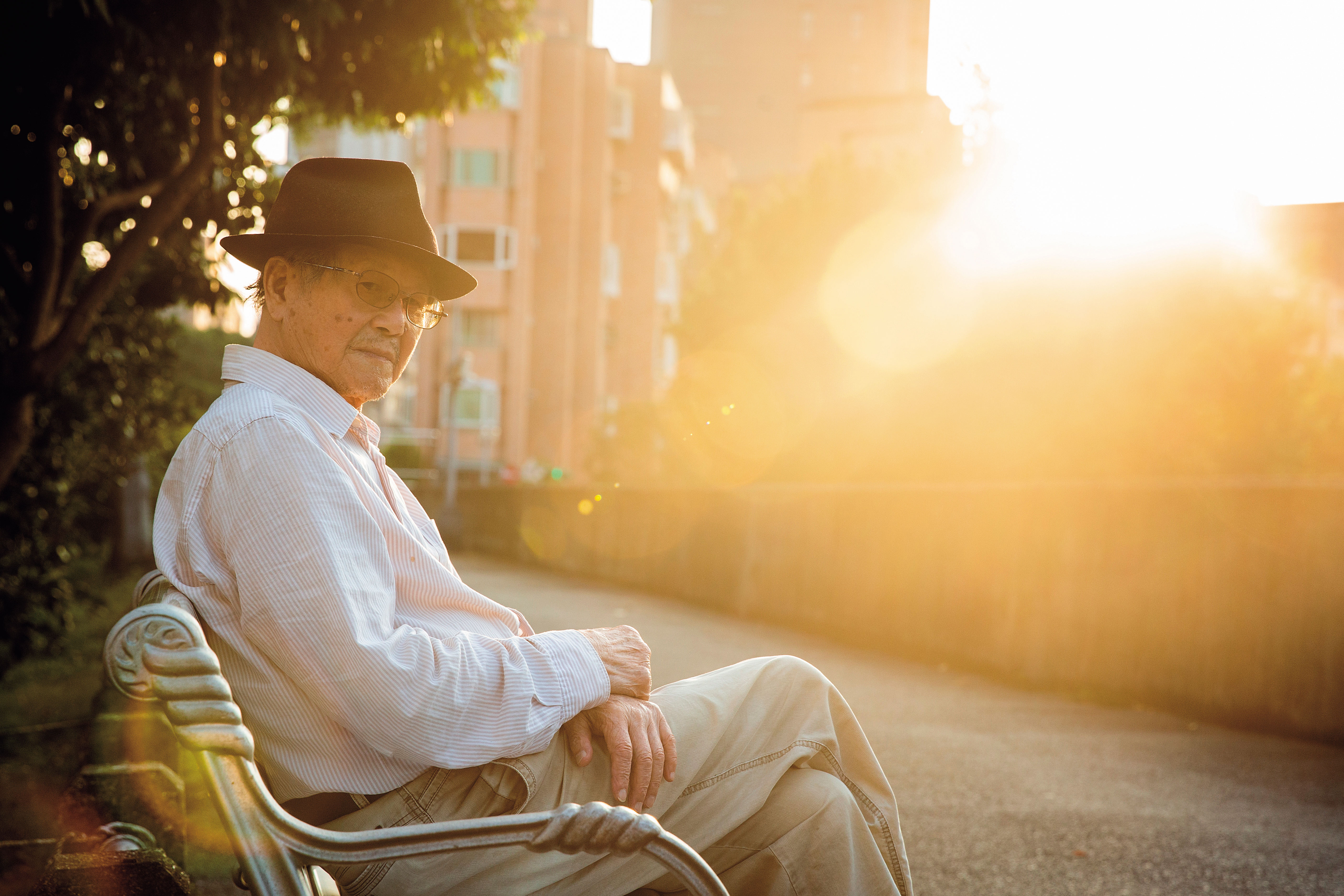 人生暮年，黃春明感恩而知足。