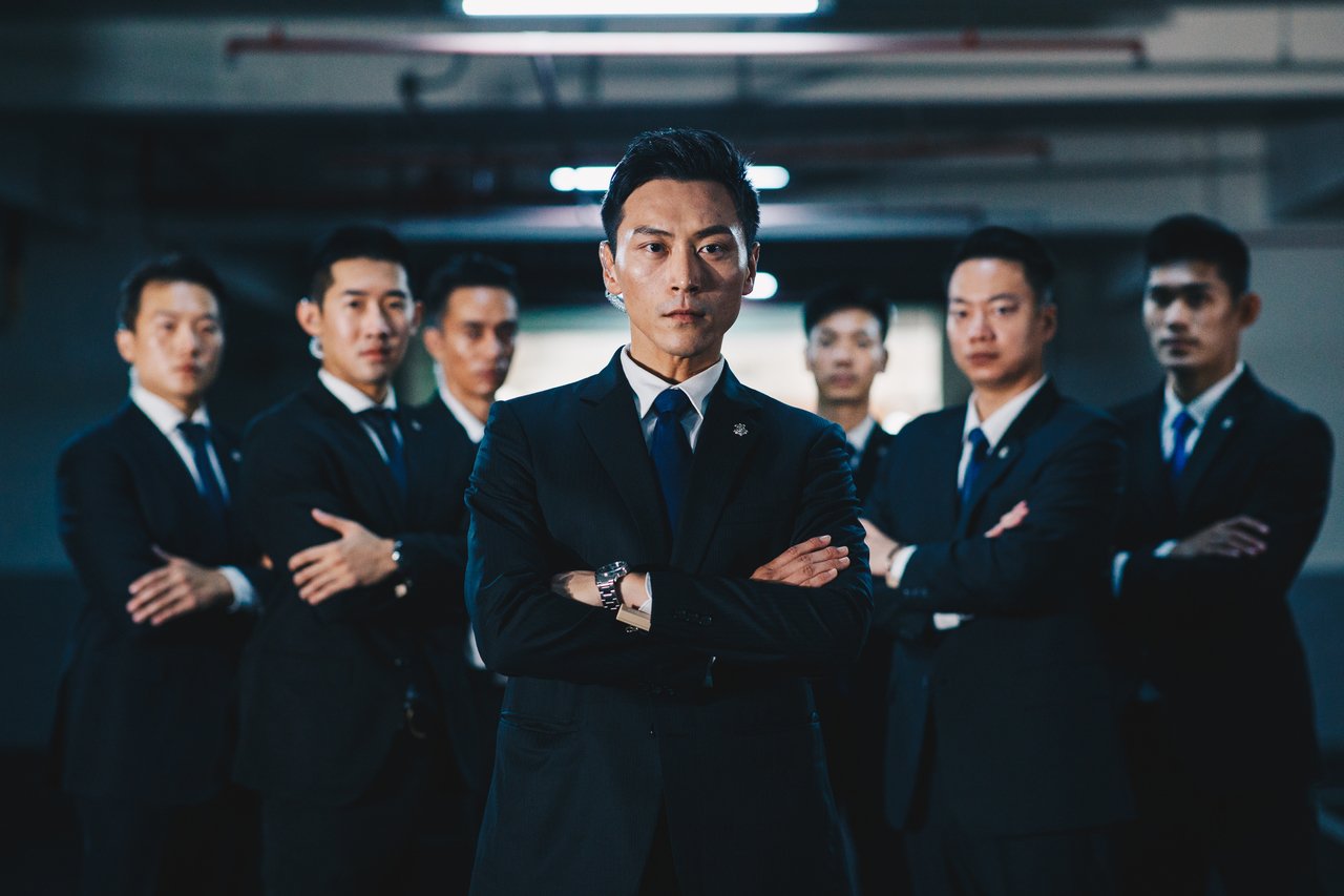 在國安特勤人員的形象月曆也看得到林政宏的身影。(翻攝特勤中心月曆)
