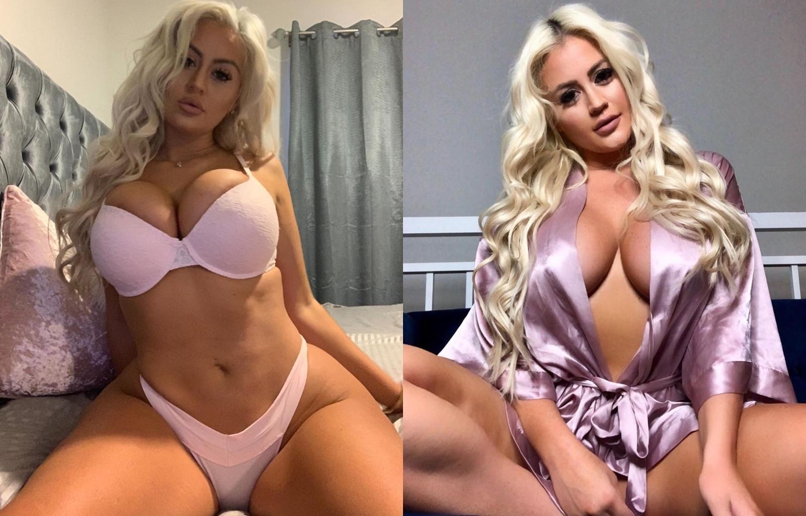 巨乳女模Danii Banks在網路上小有名氣。（翻攝自Danii Banks IG）