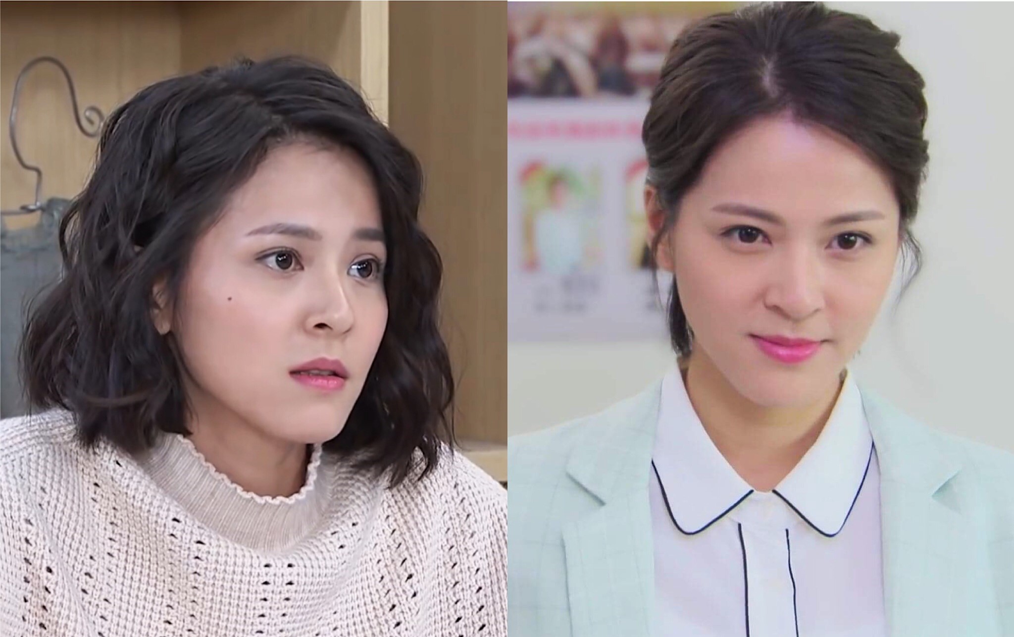 蘇晏霈在《多情城市》中一人分飾兩角，演出雙胞胎姊妹。（民視提供）