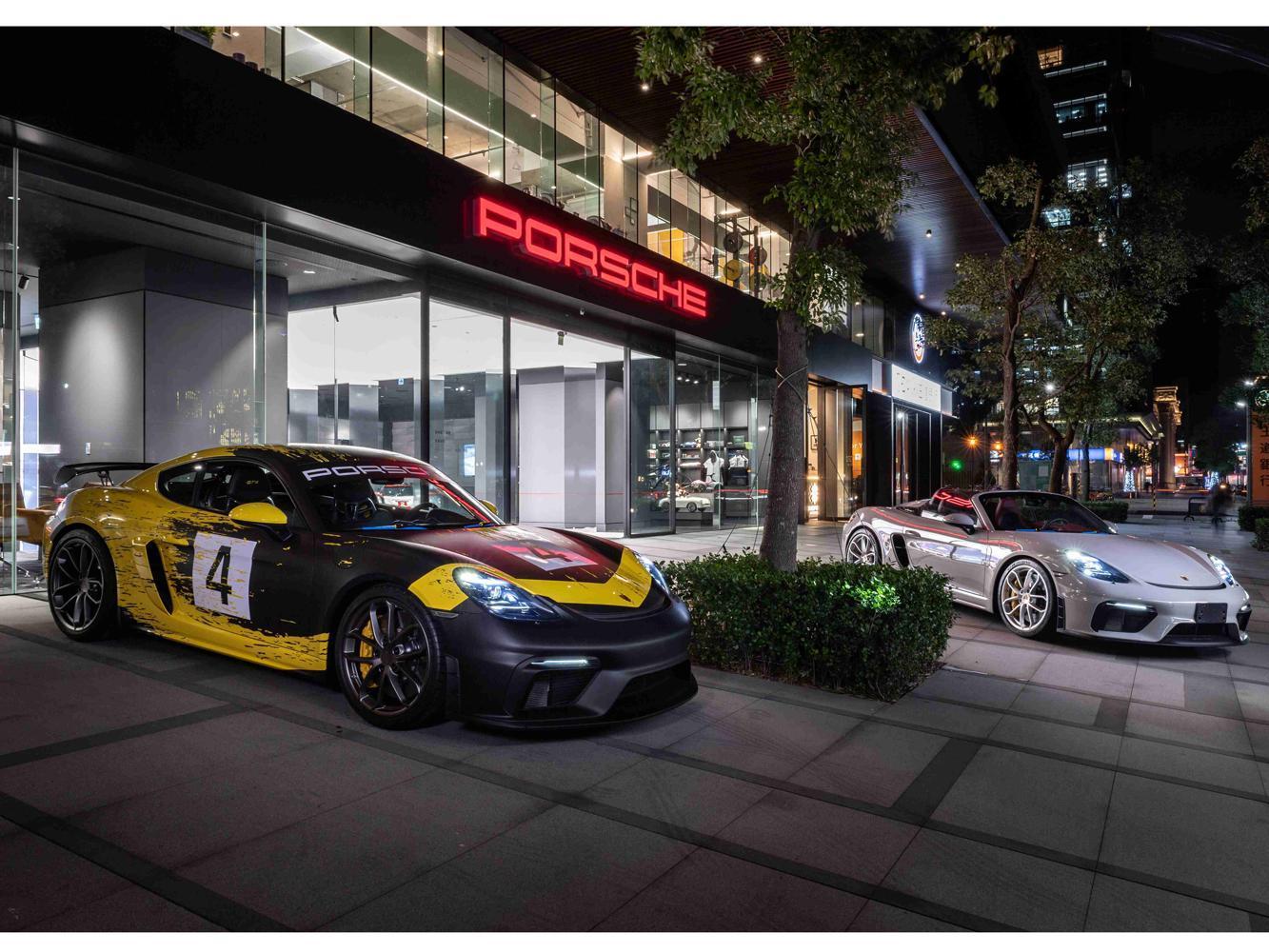Porsche 旗下最新性能鉅作718 Cayman GT4與718 Spyder也到場同歡。