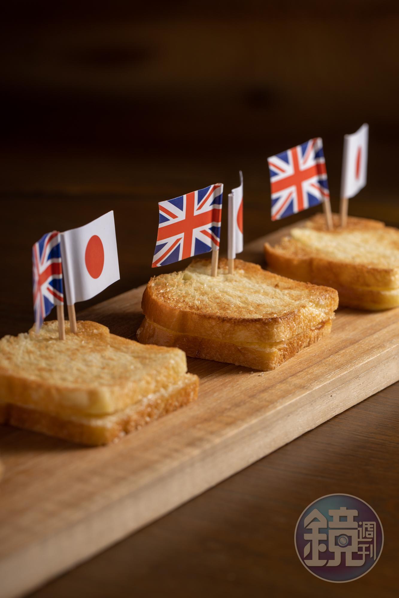 作結的靈魂甜點「英式吐司」讓在場的青森人都會心一笑。