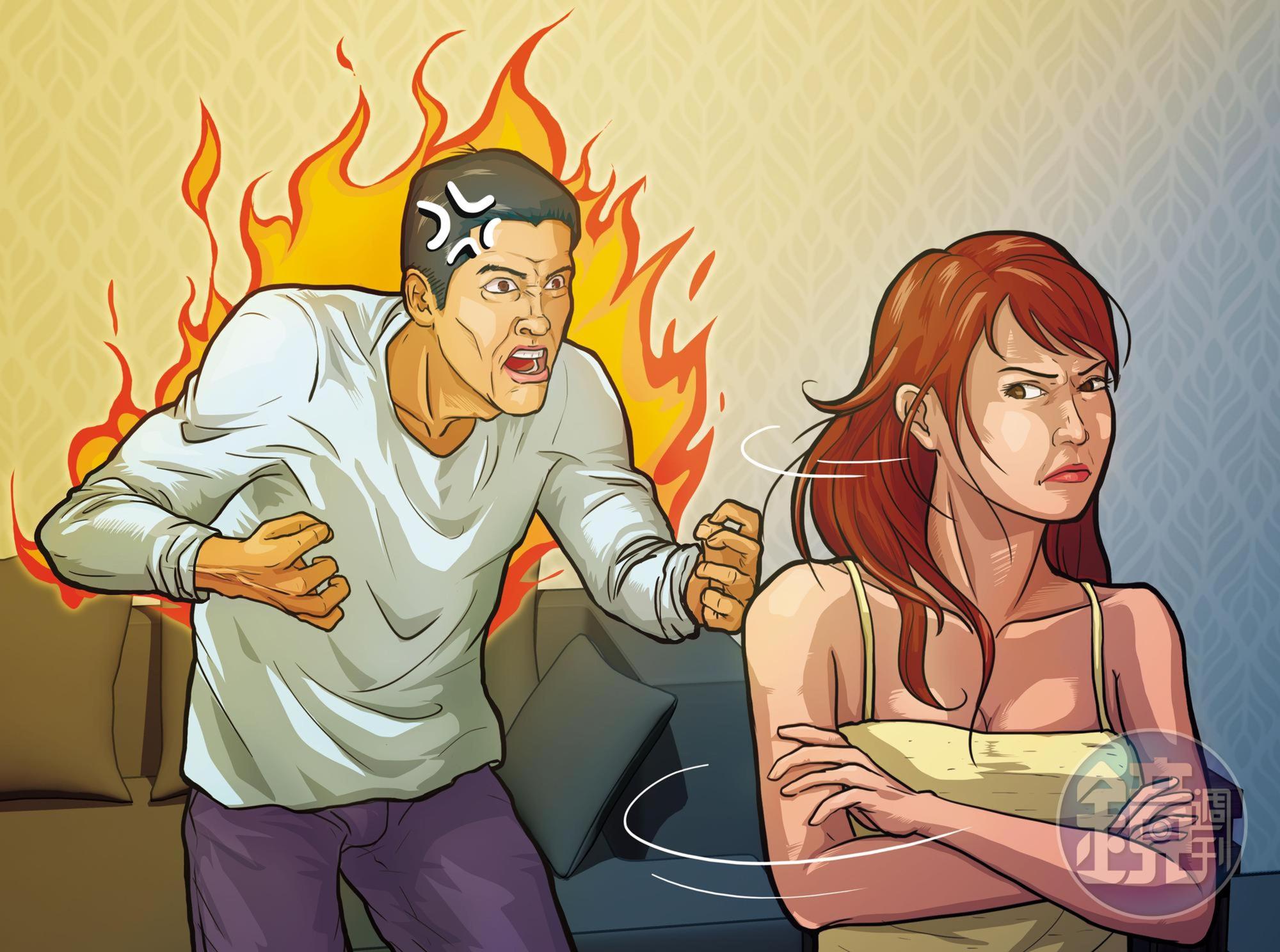楊女提分手、搬回中和老家後,馬男曾找上門要求復合,爆發爭吵。(圖為示意畫面)