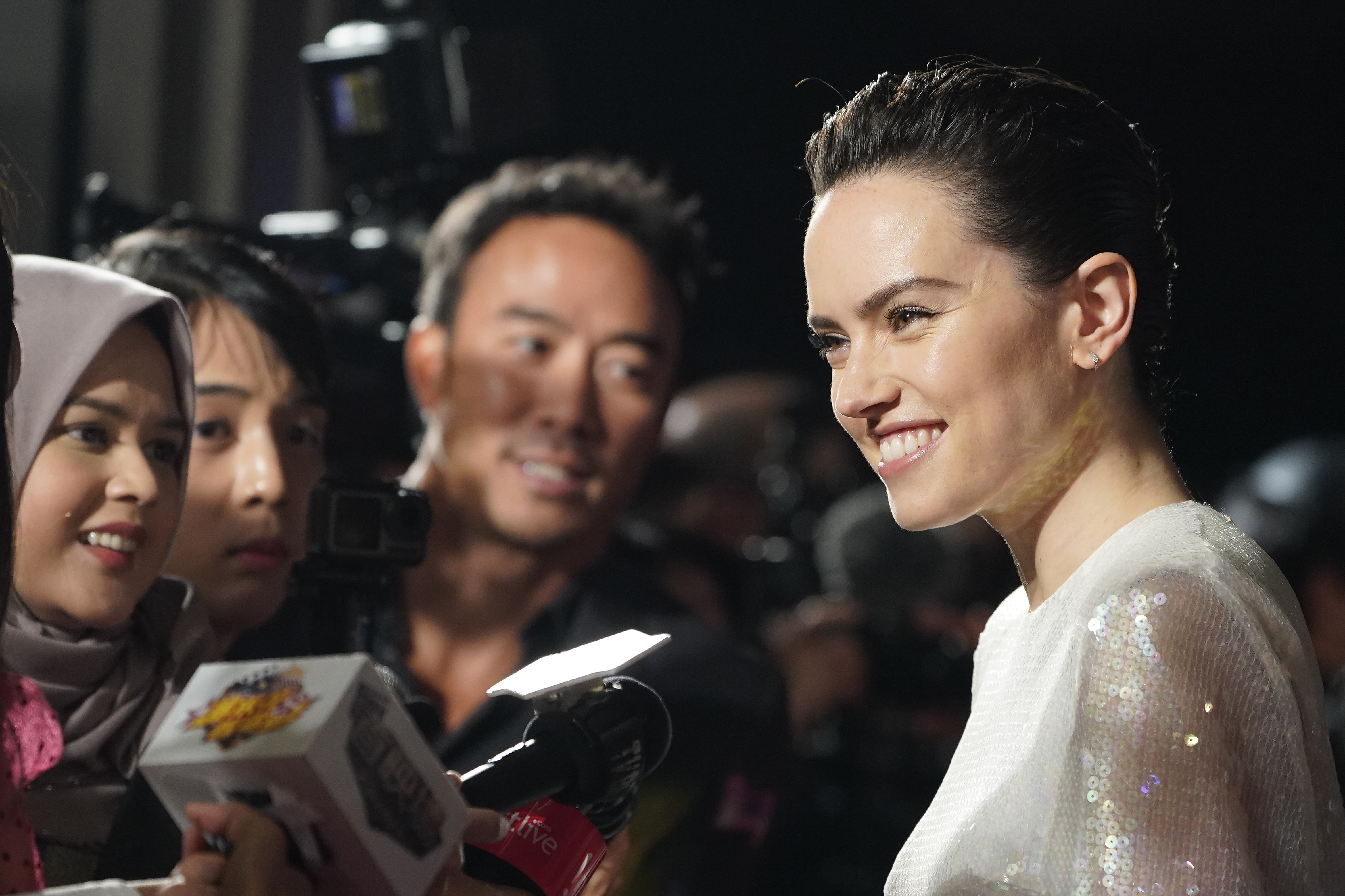 英國女星黛西蕾德莉因主演《星戰》系列第7~9部曲而成名，累積不少粉絲。（迪士尼提供）