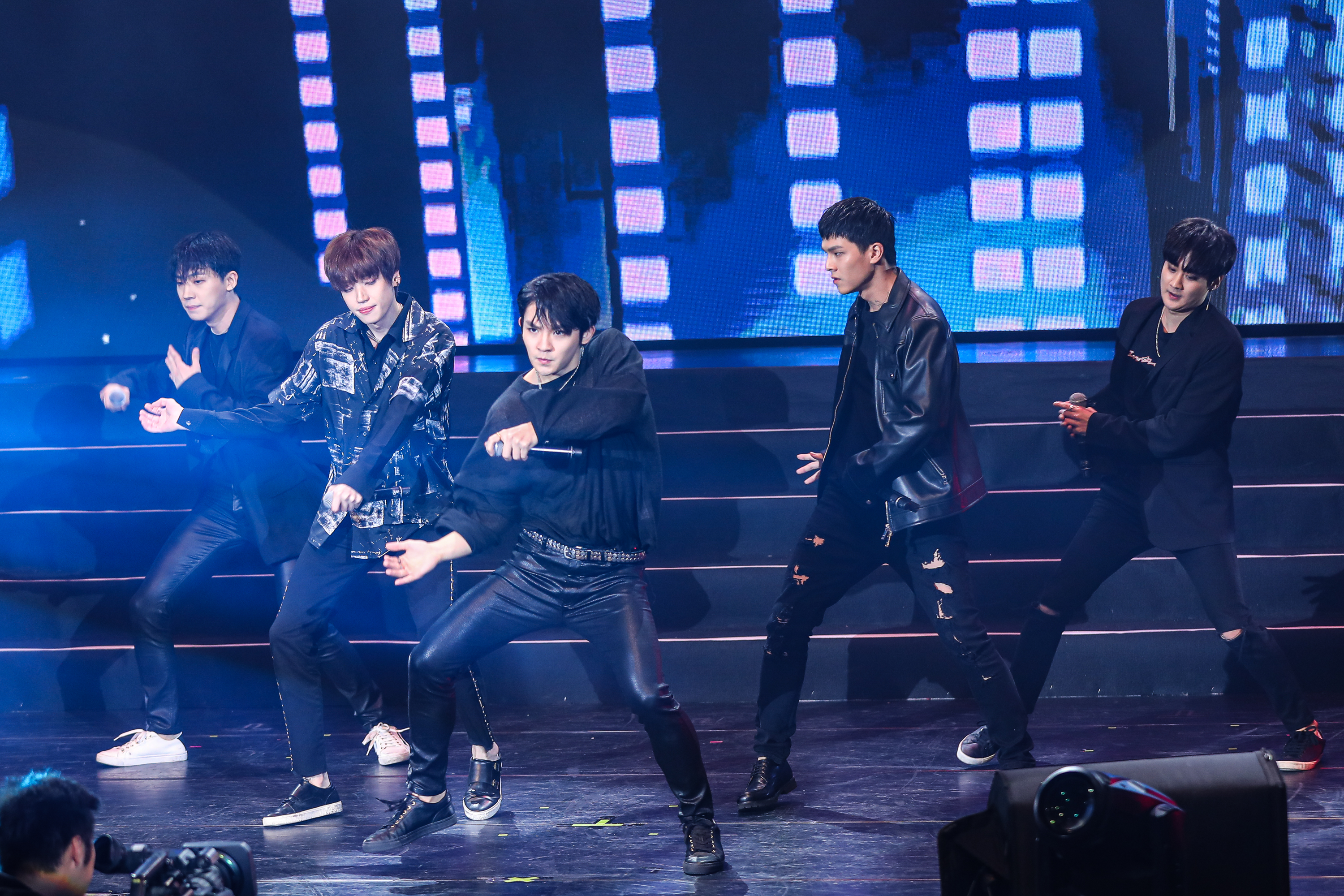 TEEN TOP時隔3年再度來台開唱。（海樂提供）