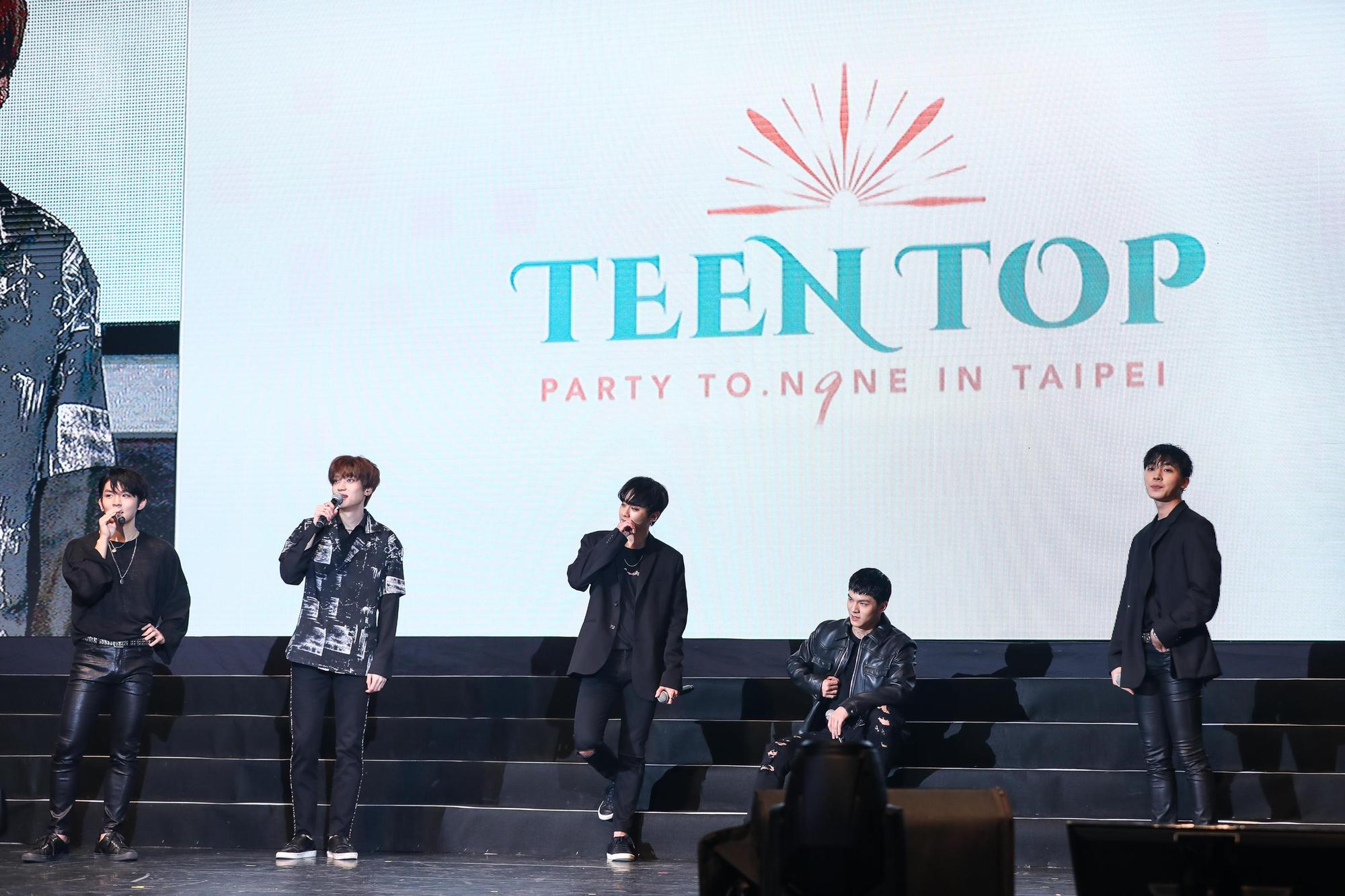 TEEN TOP帶來多首熱歌勁舞。（海樂提供）