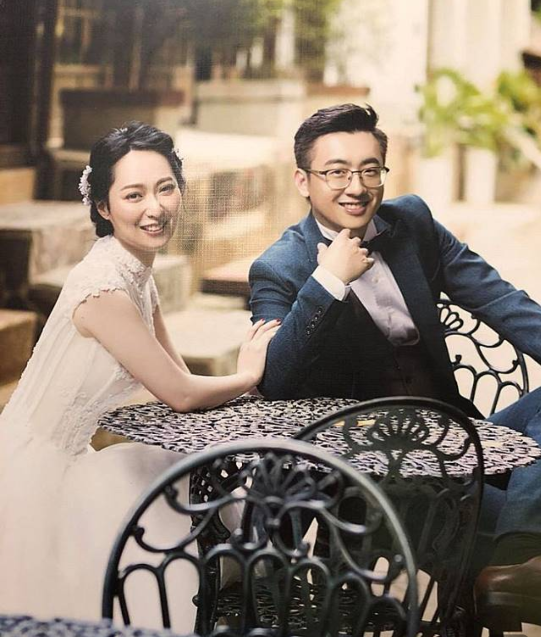 巴戈女兒昨天出嫁,相貌跟父親有幾分相似。(翻攝自網路)