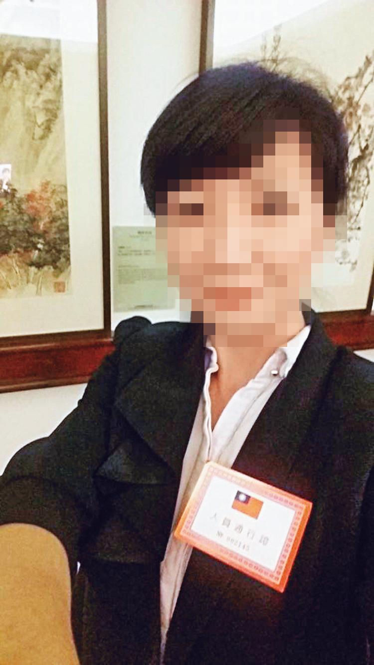 陳姓外交官的妻子(圖)向丈夫坦承是何建功的小三,雙方性生活美好,連何妻也知情。(翻攝臉書)