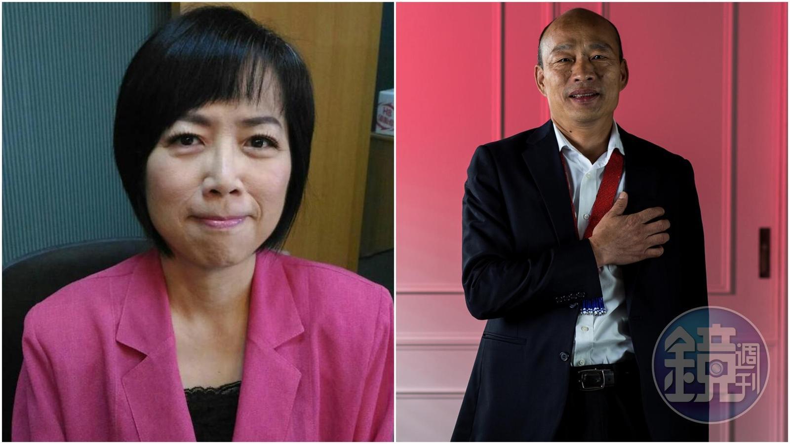 韓國瑜力挺波特王喊「政治歸政治、經濟歸經濟」,遭到原本挺他的黃智賢酸「噁心」。(合成圖,翻攝自黃智賢臉書、攝影組)