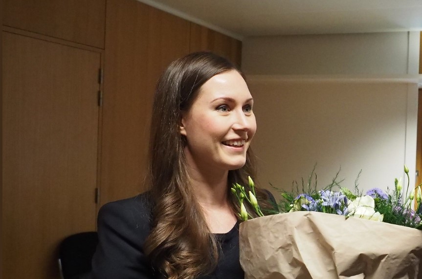 芬蘭新任總理馬林（Sanna Marin）是世界上現任最年輕的政府領導人。（取自twitter.com/MarinSanna）
