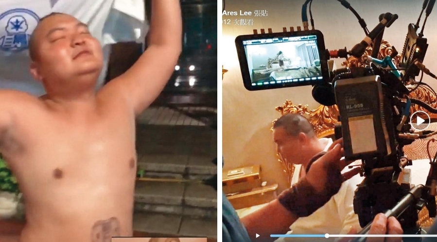 「在不瘋狂就等死」本燙曾拍片說出醜男不受女生喜愛的心聲，但他拍攝豔片，和巨乳妹交歡，享受了大大豔福。（翻攝自本燙IG）