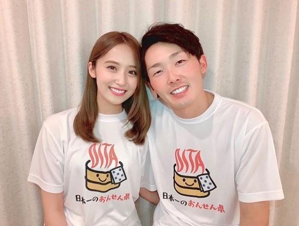 衛藤美彩（左）於4月認愛源田壯亮（右），小倆口也在10月宣布婚訊。（翻攝自衛藤美彩IG）