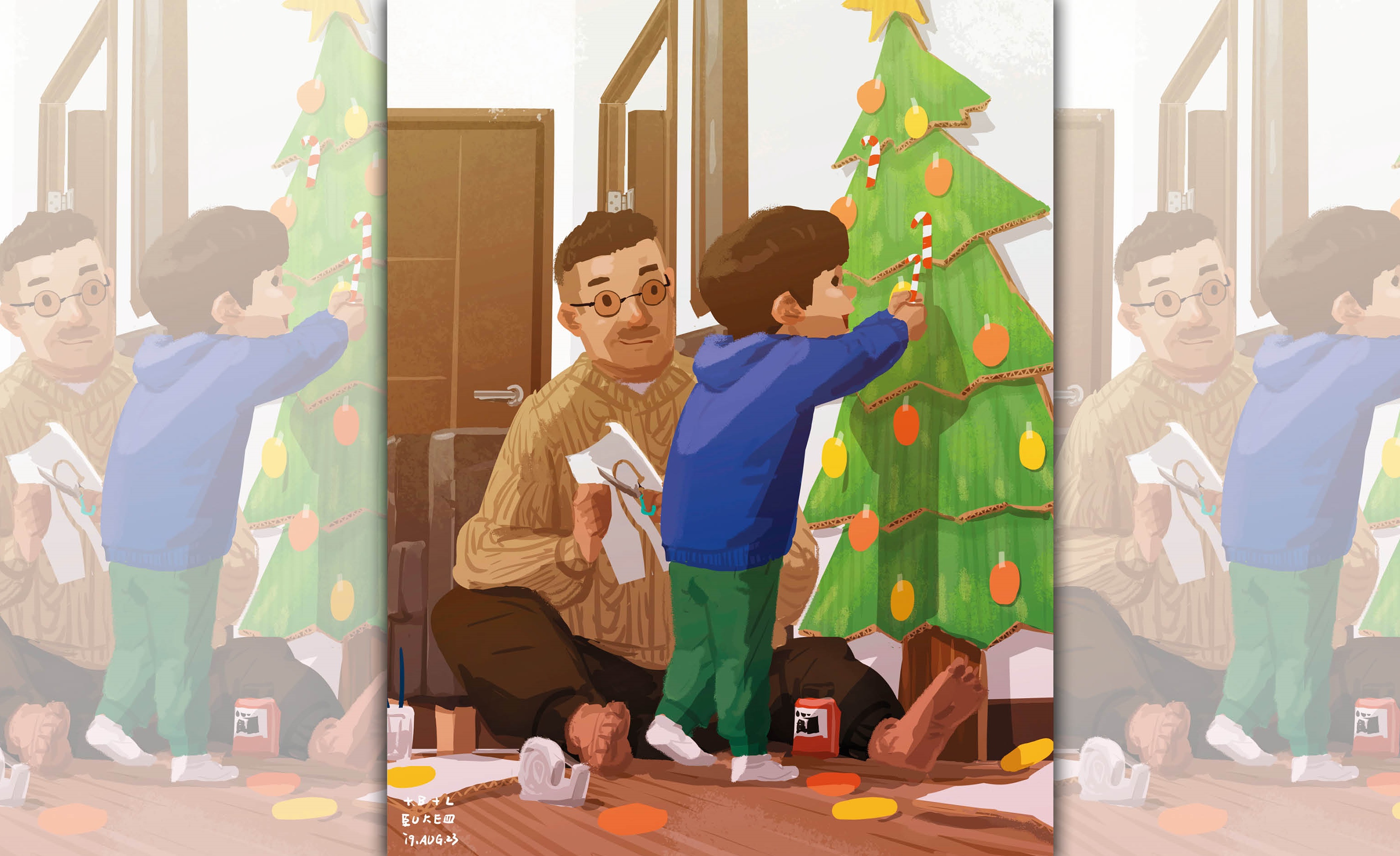 【單親爸爸週記】做聖誕樹