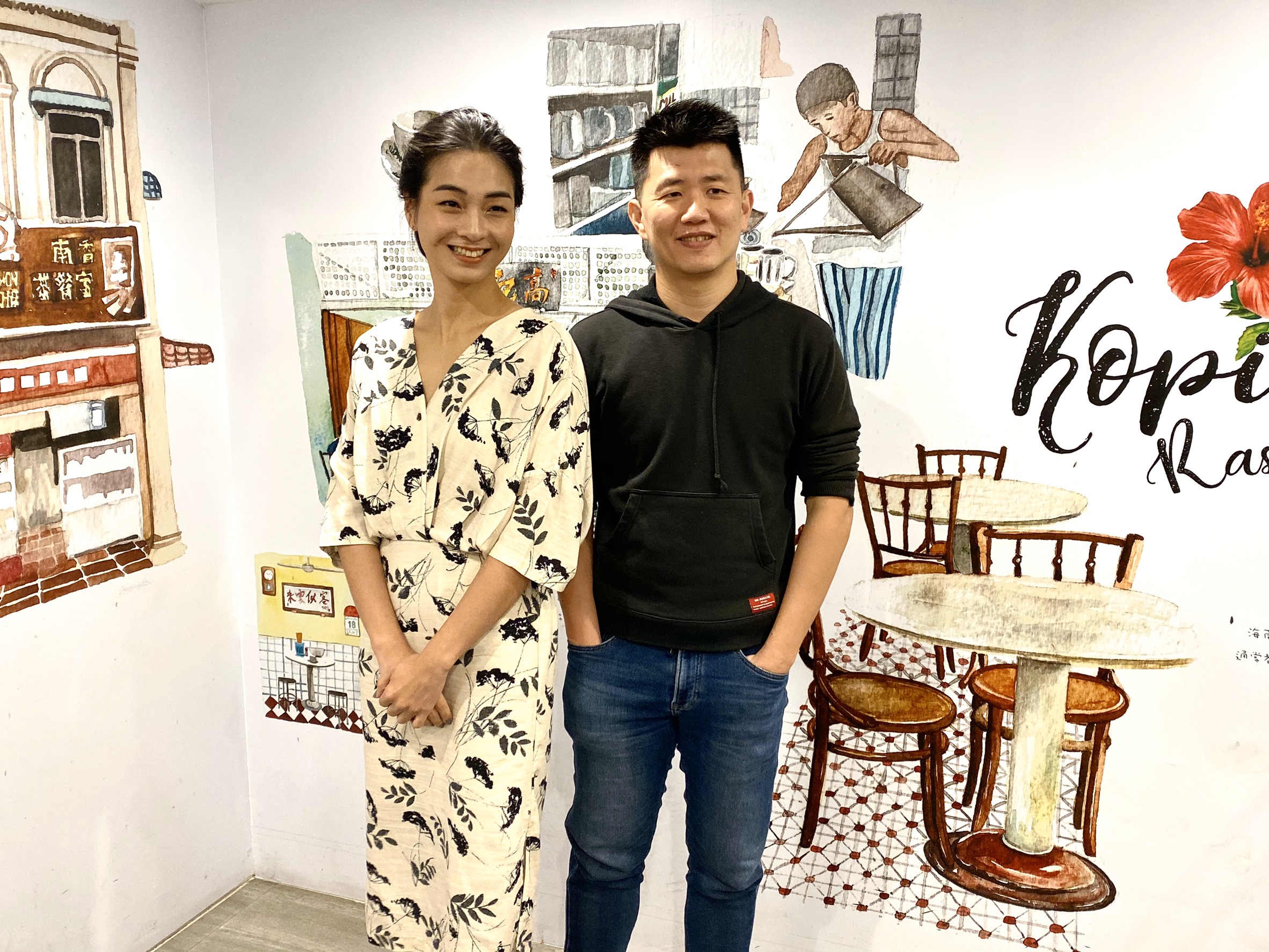 廖克發與陳雪甄分享拍攝《菠蘿蜜》的甘苦趣事。（牽猴子提供）