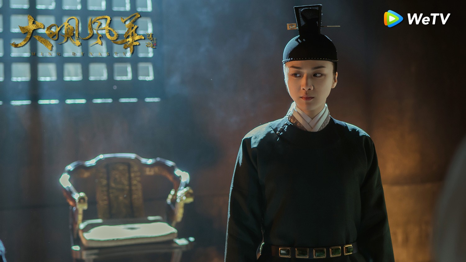 湯唯在《大明風華》扮男裝帥氣。（WeTV提供）