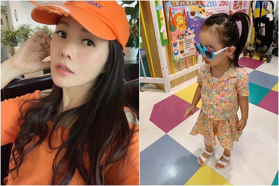 伊能靜po出女兒「小米粒」唱〈我愛北京天安門〉影片,有著濃厚的北方口音。(翻攝自伊能靜微博)