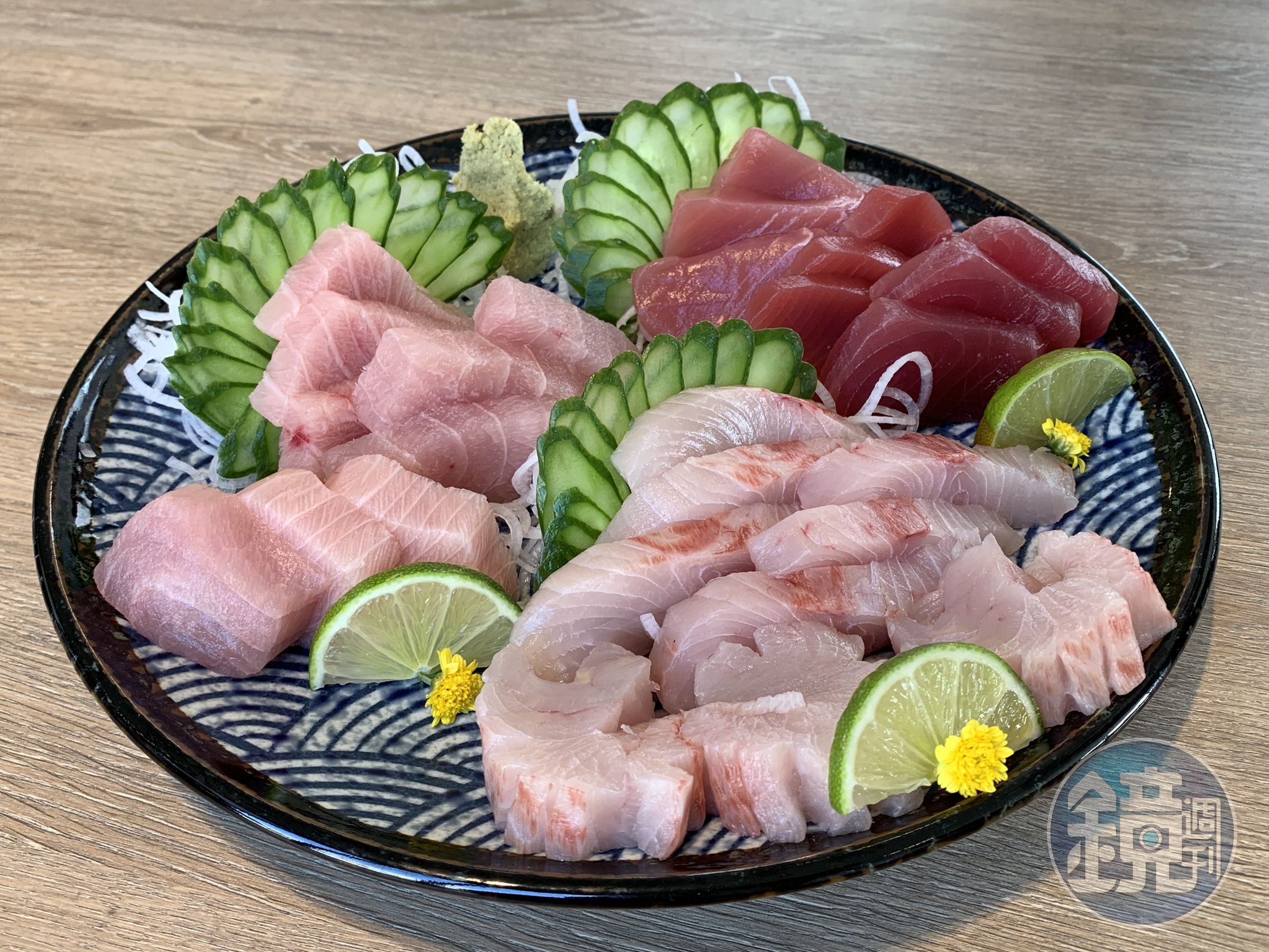 「旗遇海味」的鮮魚食材，都是每天從成功漁港現挑而來。