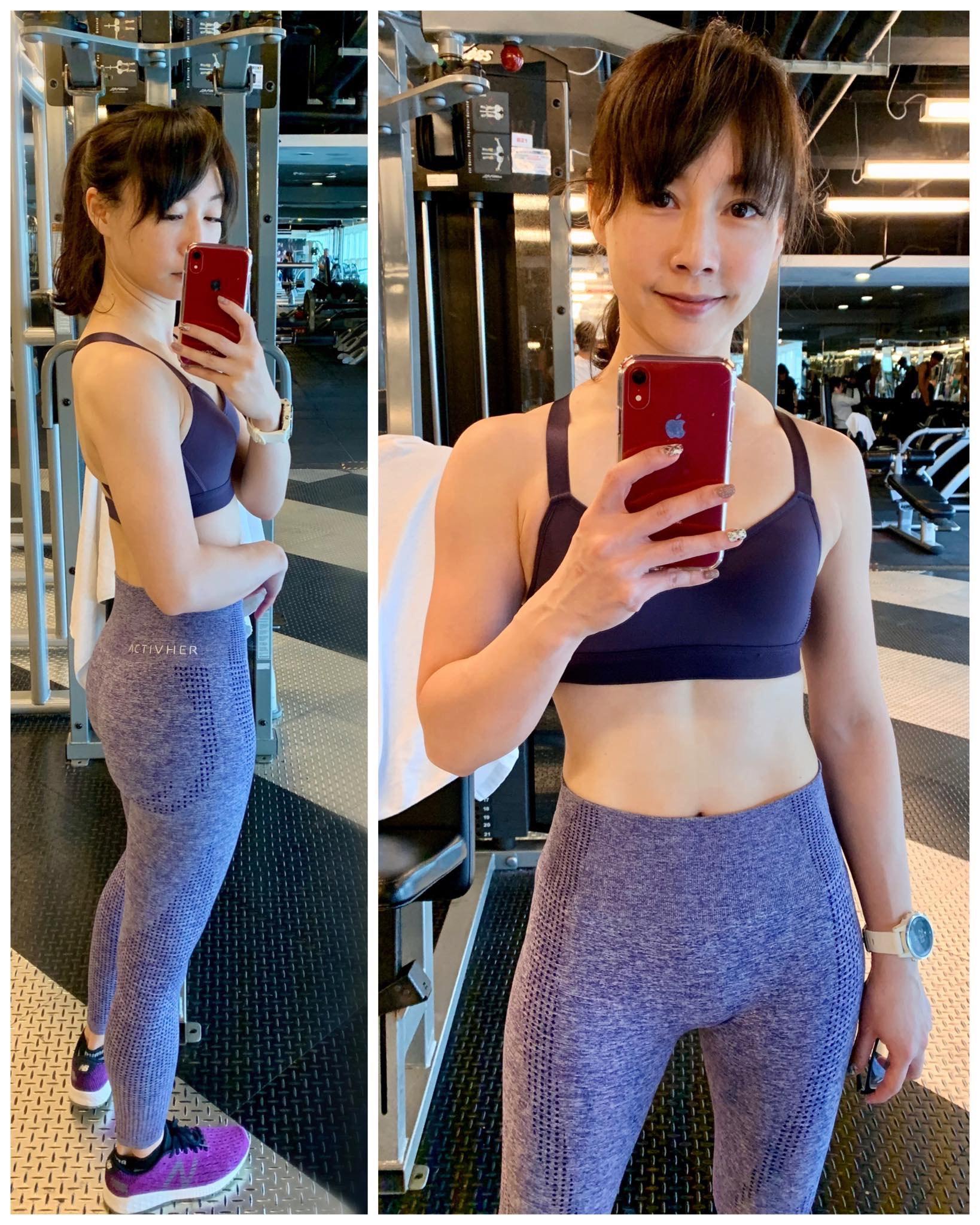 雖然已經38歲,但愛健身的吳宇舒身材保持相當好。(翻攝自吳宇舒臉書)