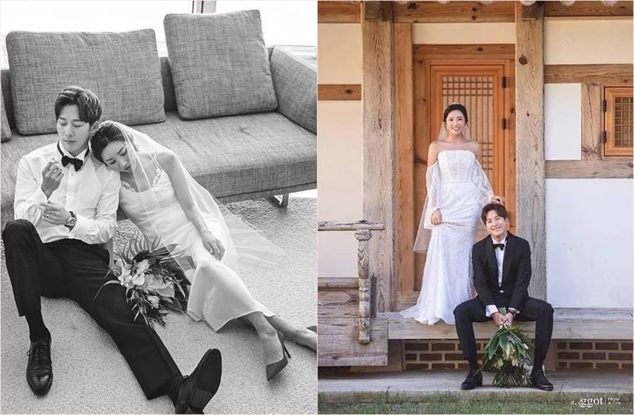 李莞和李寶美透過神父牽線，於去年初開始交往。（翻攝自推特）