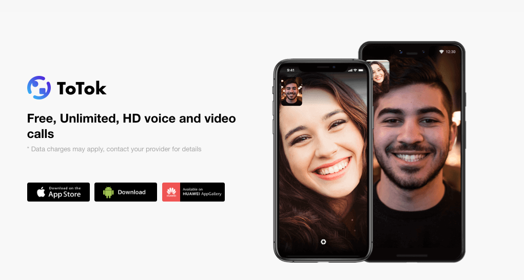 中東手機即時通訊程式〈ToTok〉被踢爆為監控工具。（翻攝ToTok網站）