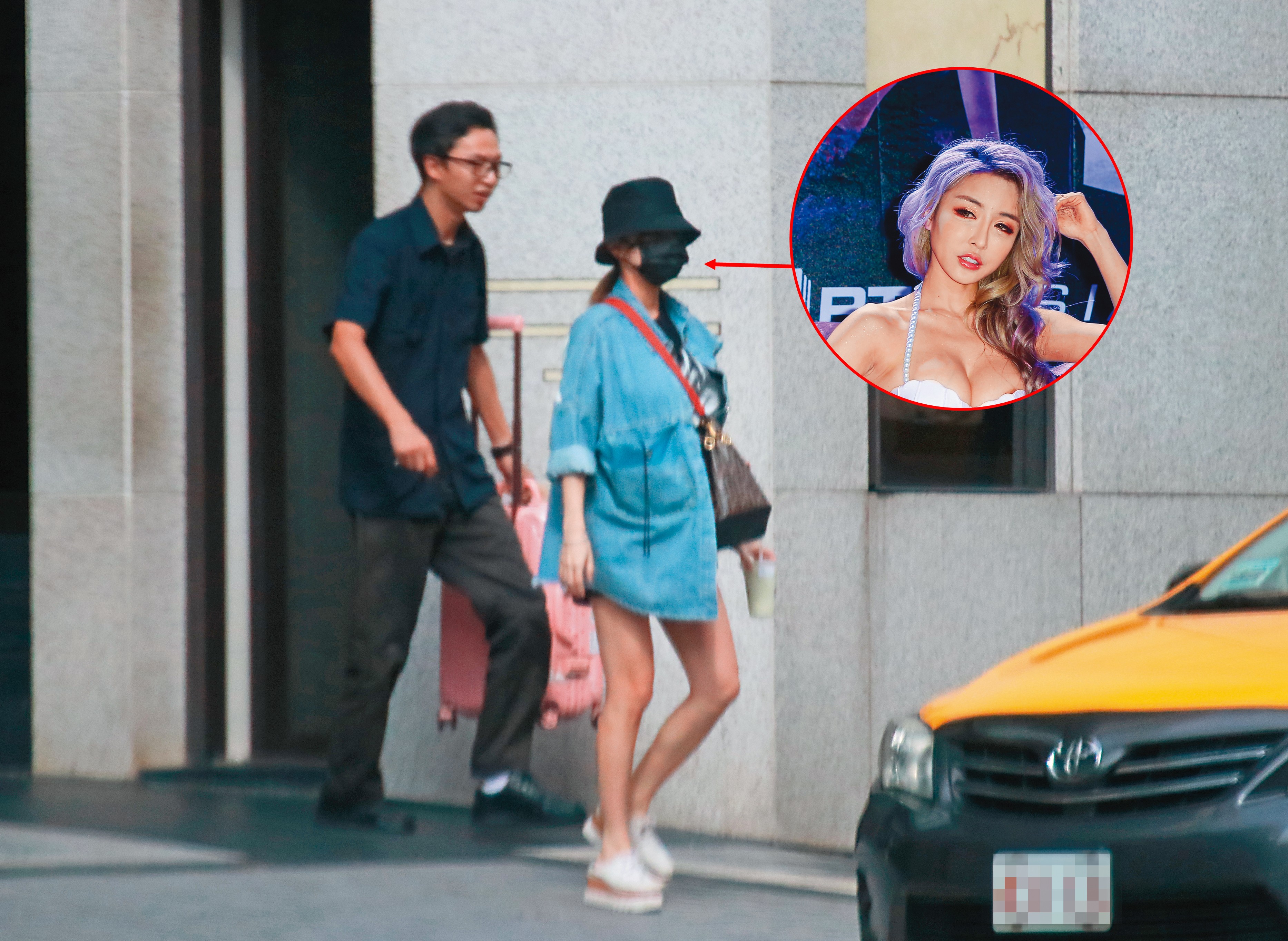 今年10月底，本刊直擊雪碧大腹便便，衣著寬鬆，從住處步出。