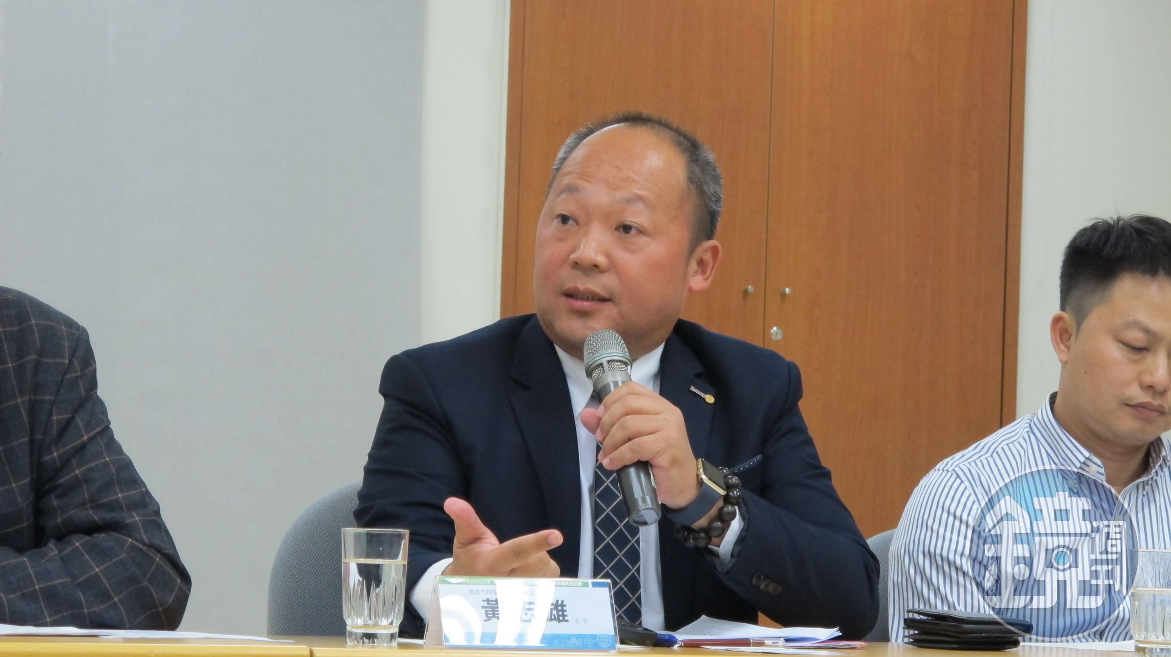高雄區梓官區漁會黃志雄主任分享倒入農業冷鏈後，讓產銷平衡也獲得更好的收益。